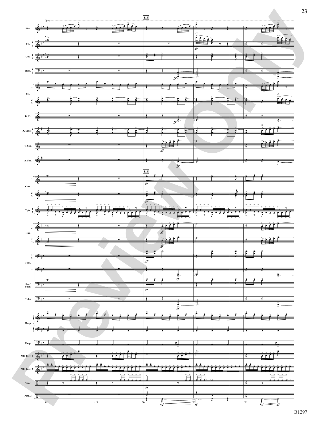 Summit City: Concert Band Conductor Score & Parts