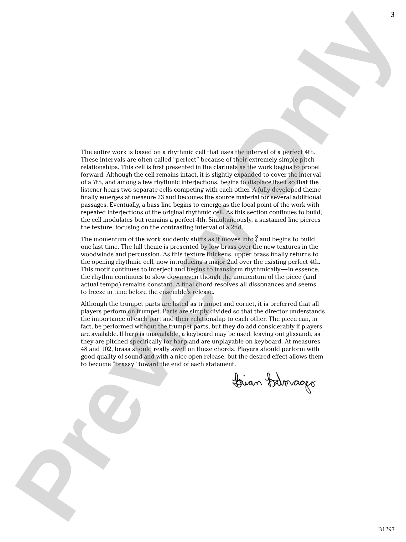 Summit City: Concert Band Conductor Score & Parts