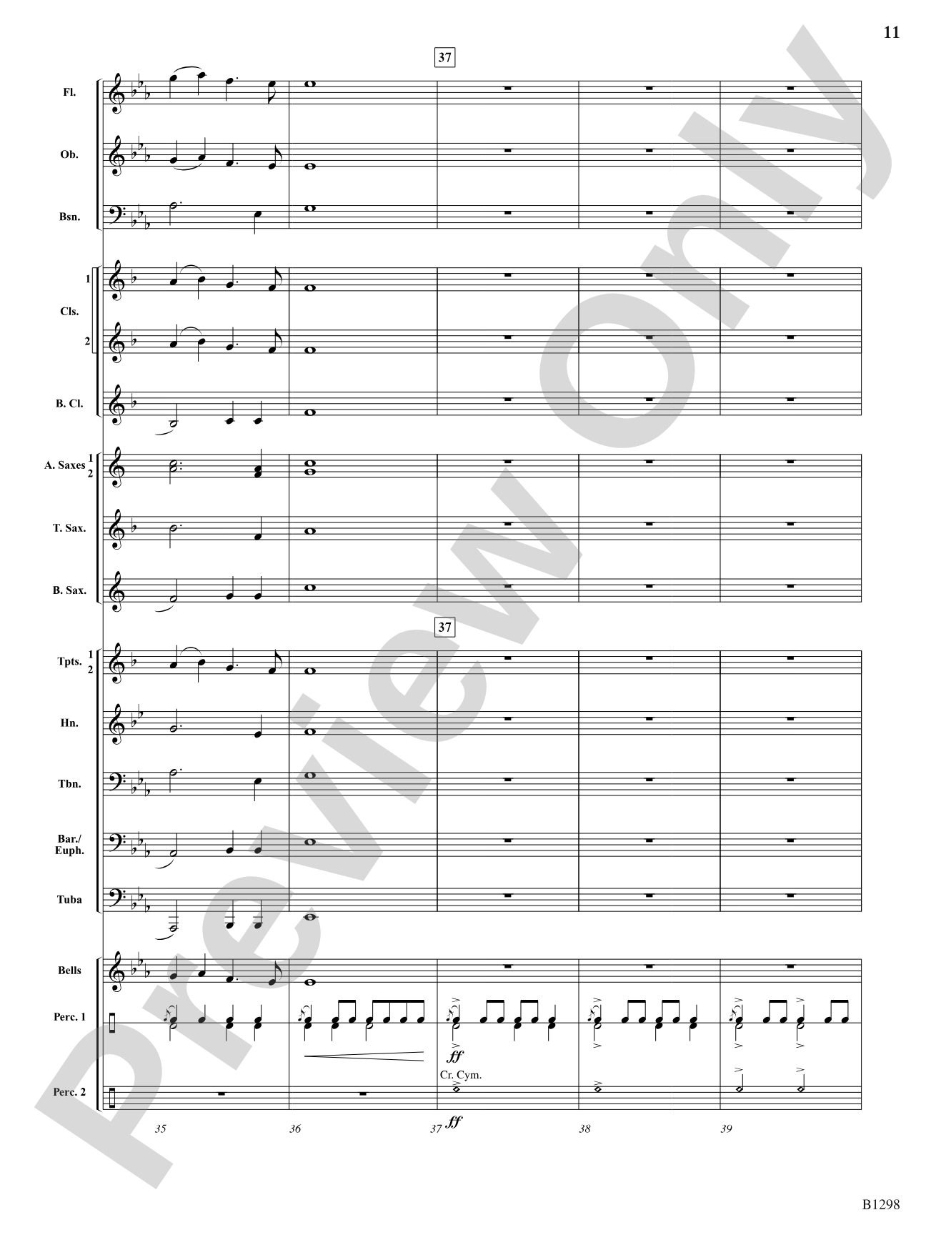 March Ceremonial: Concert Band Conductor Score & Parts
