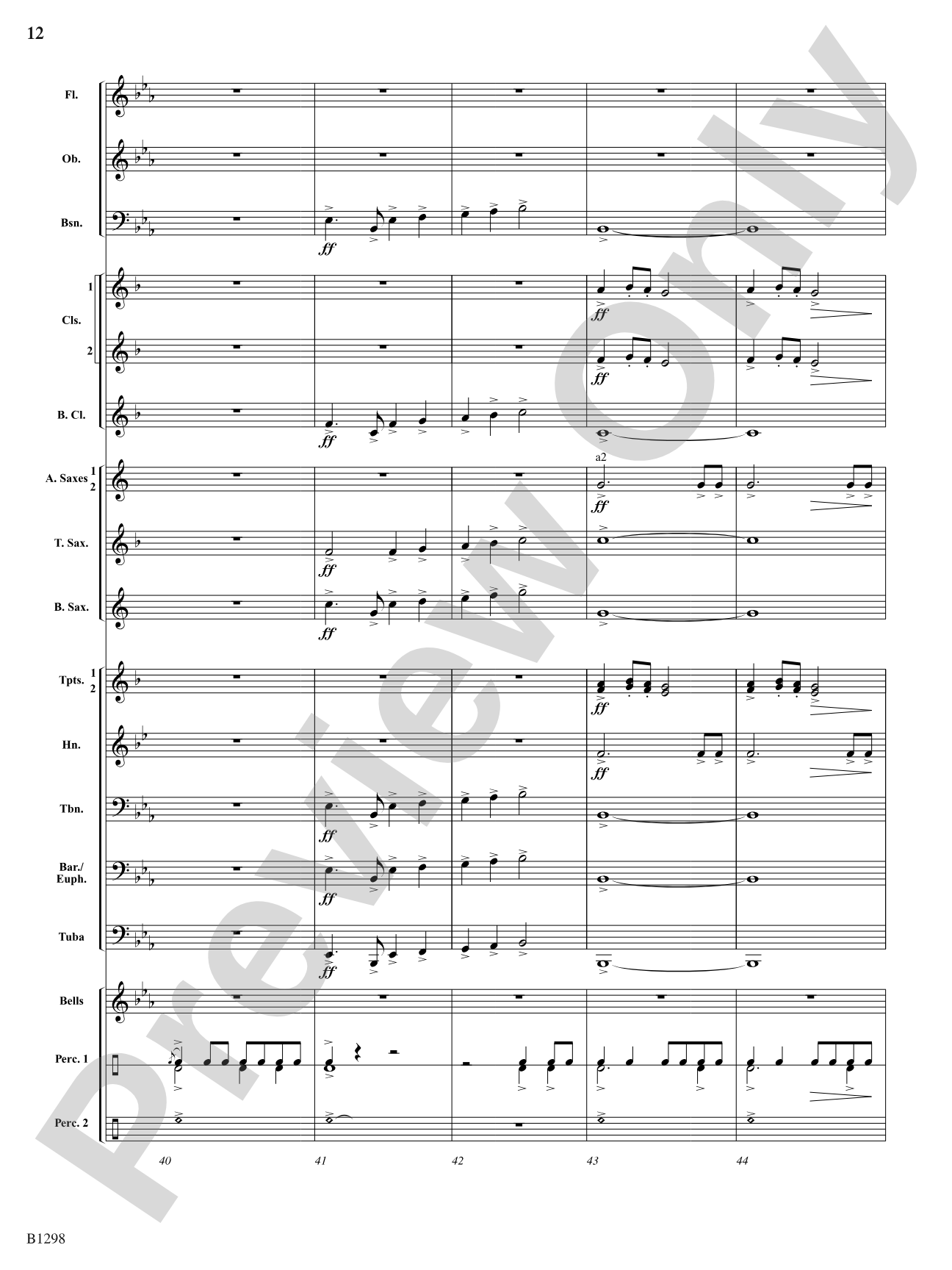 March Ceremonial: Concert Band Conductor Score & Parts