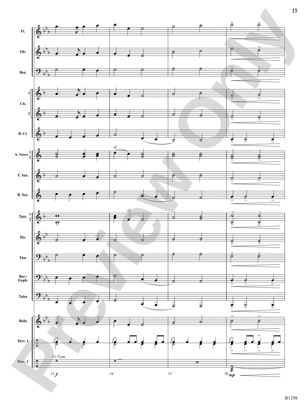 March Ceremonial: Concert Band Conductor Score & Parts