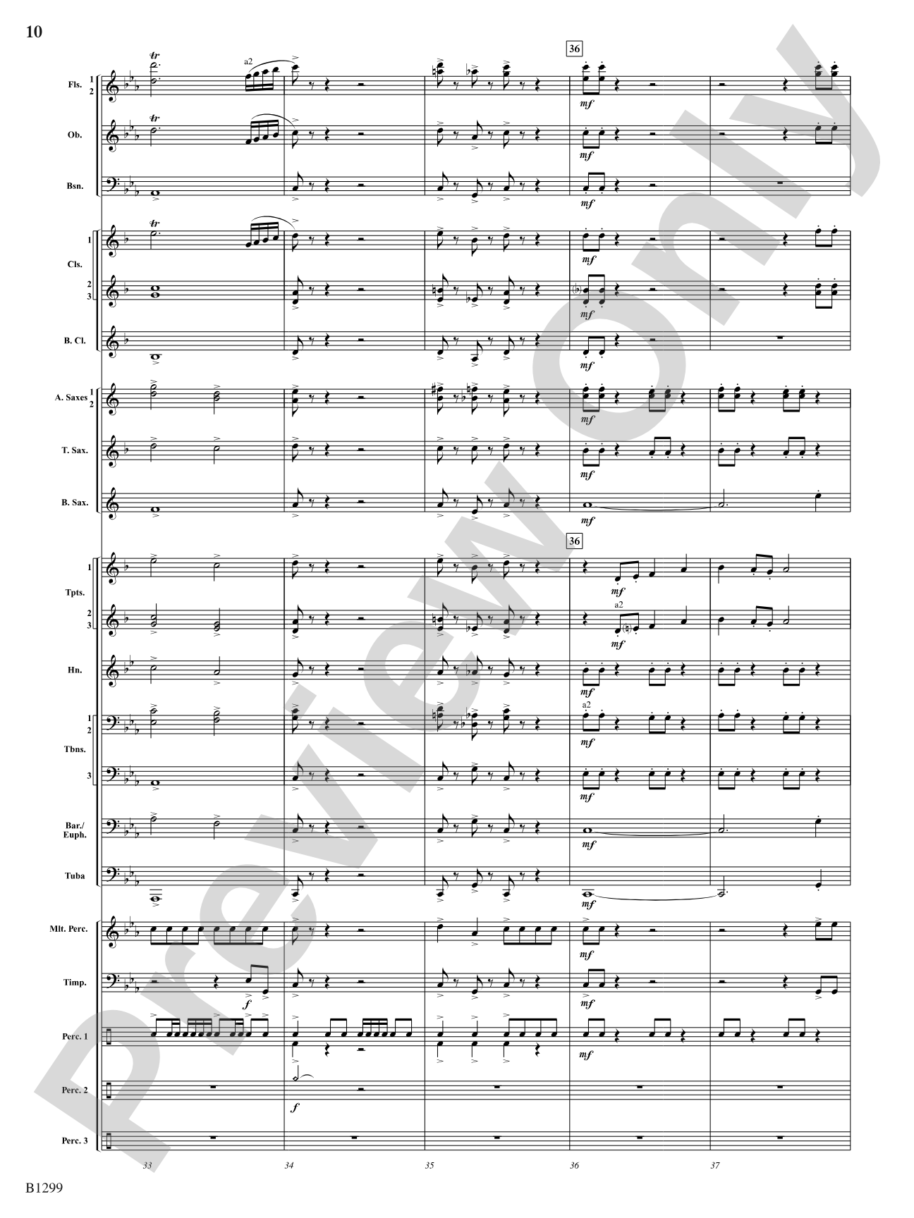 Through Darkened Sleepy Hollow: Concert Band Conductor Score & Parts