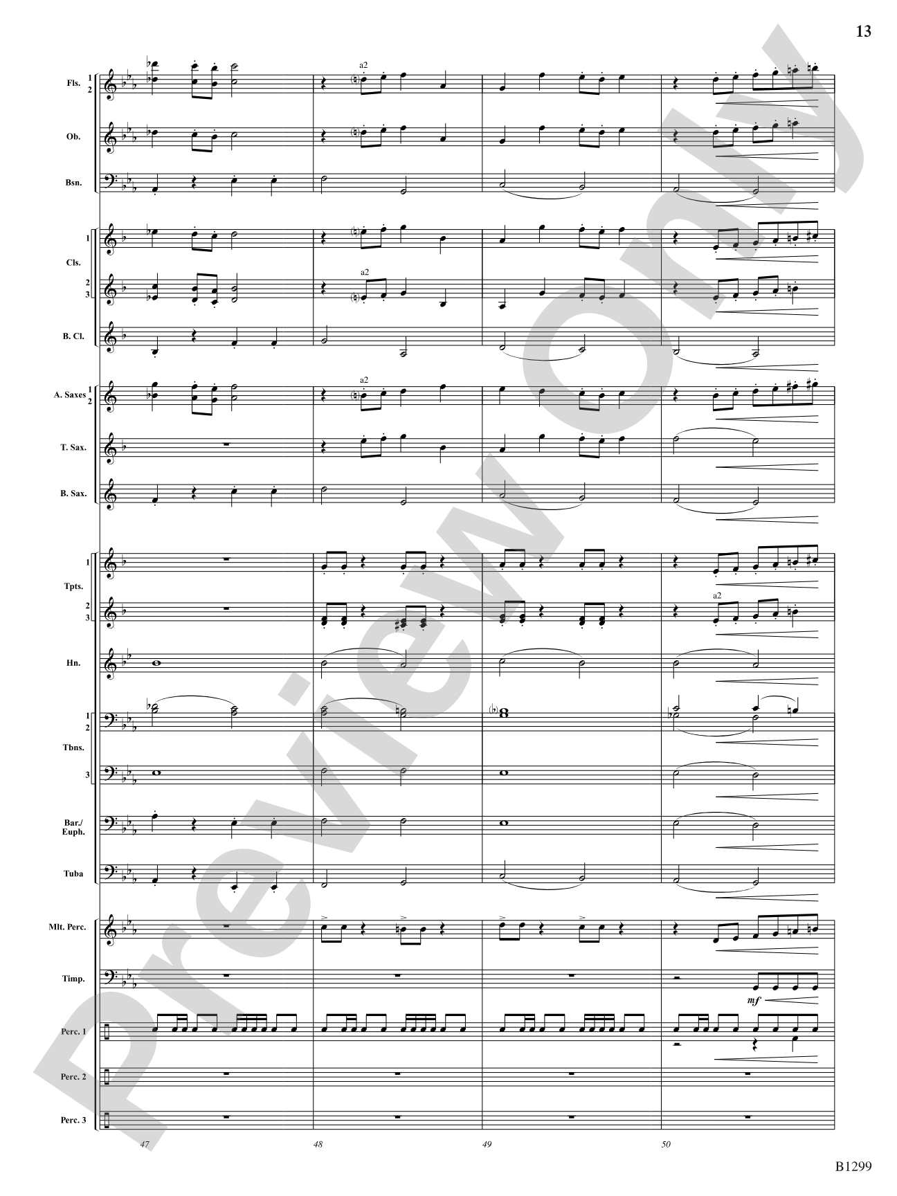 Through Darkened Sleepy Hollow: Concert Band Conductor Score & Parts