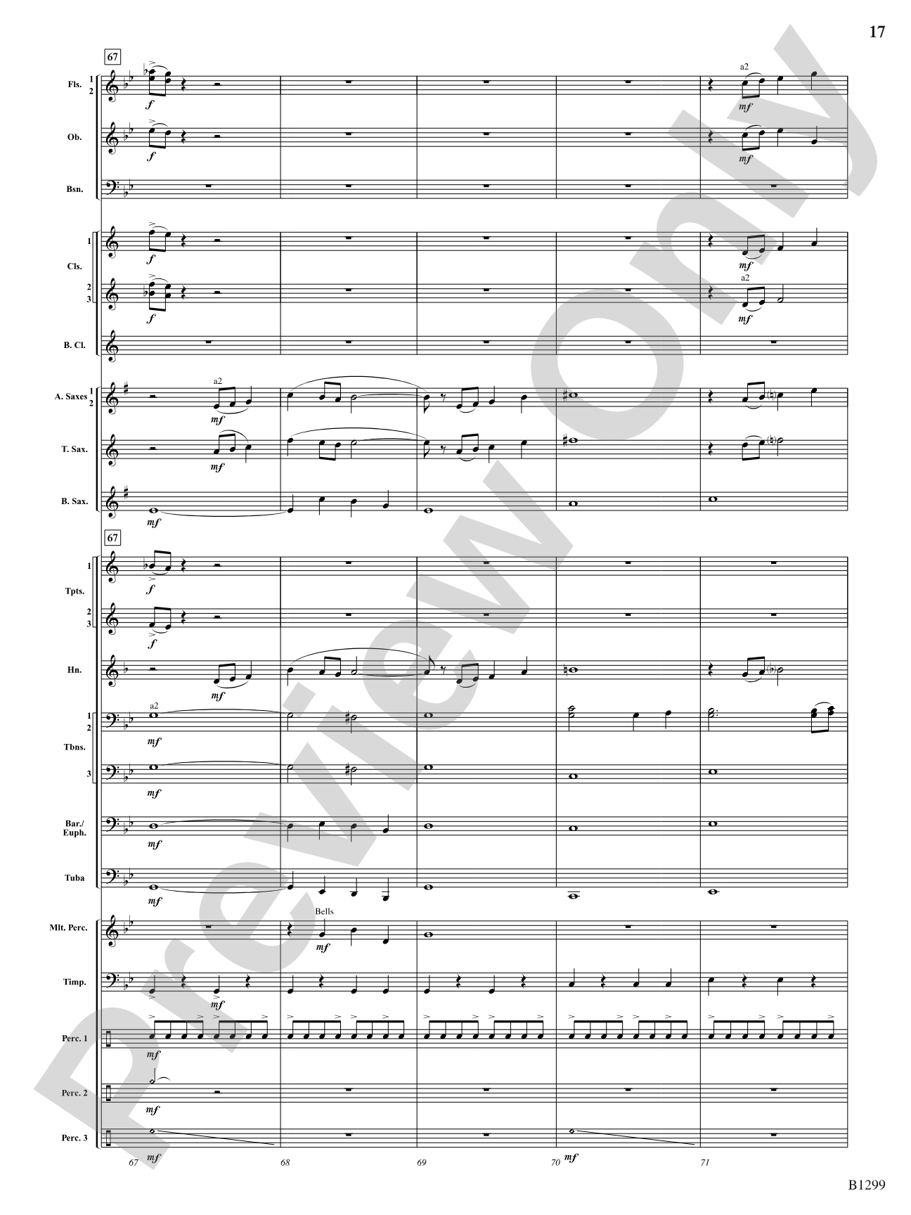 Through Darkened Sleepy Hollow: Concert Band Conductor Score & Parts