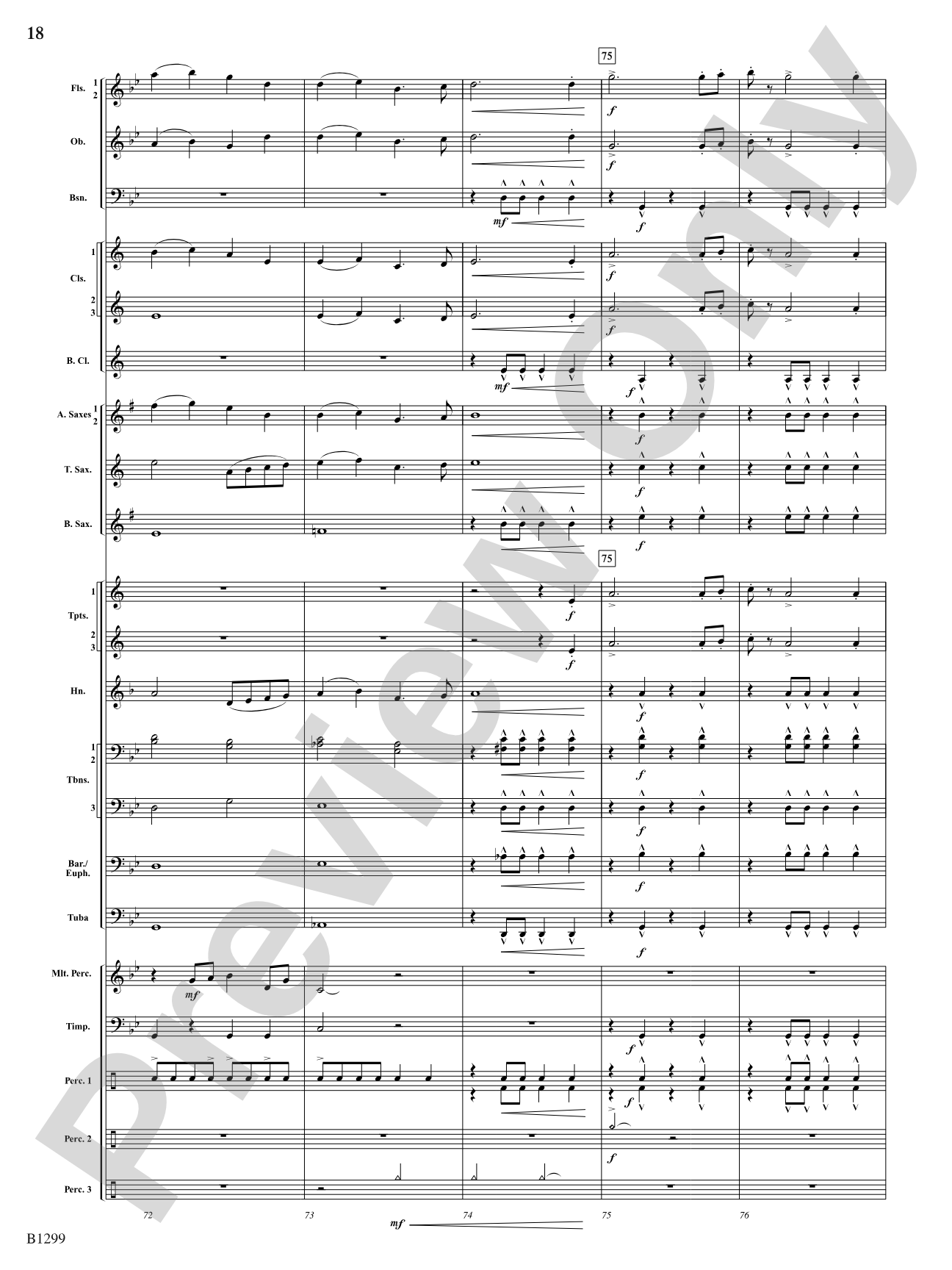 Through Darkened Sleepy Hollow: Concert Band Conductor Score & Parts