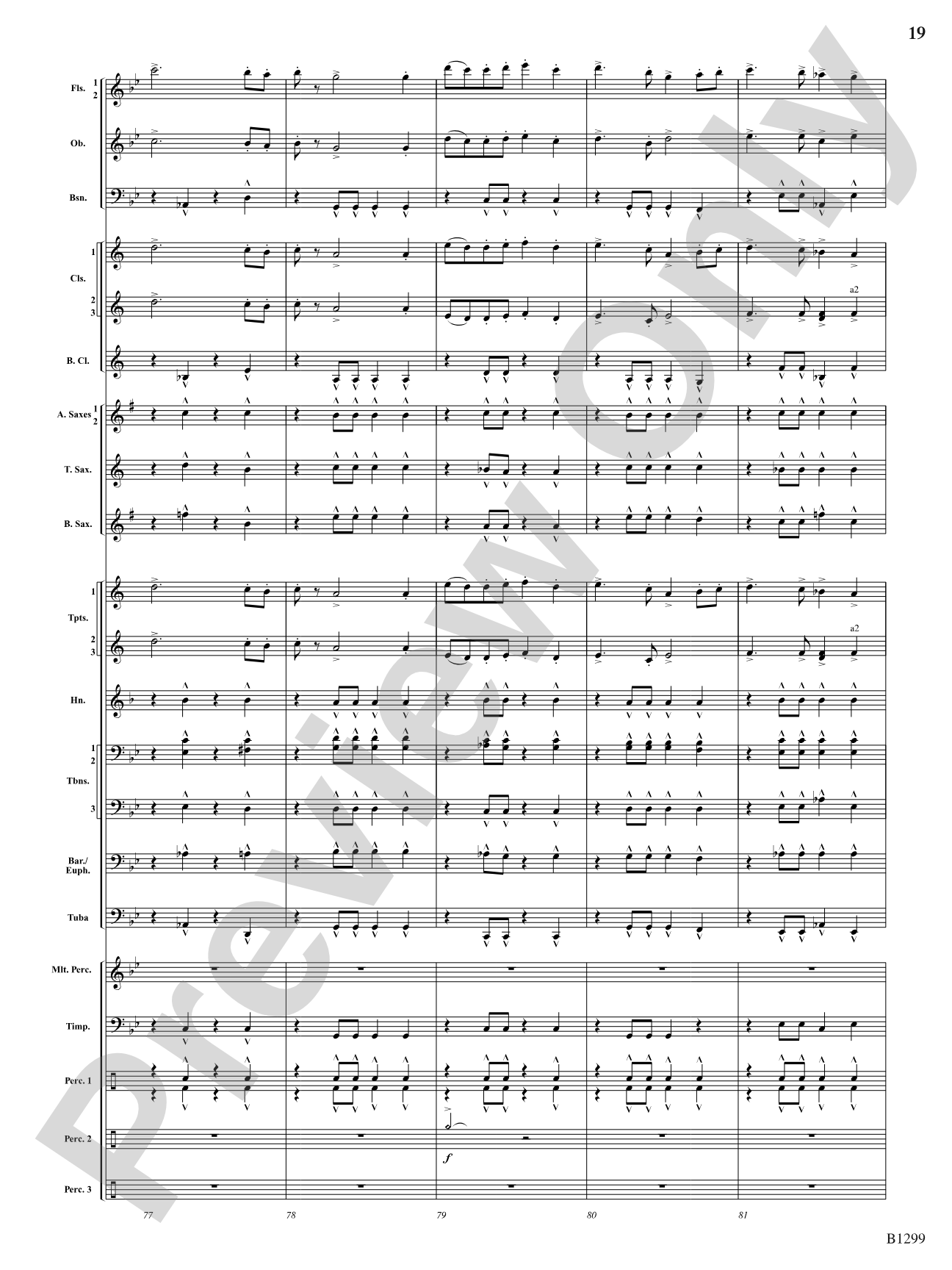 Through Darkened Sleepy Hollow: Concert Band Conductor Score & Parts