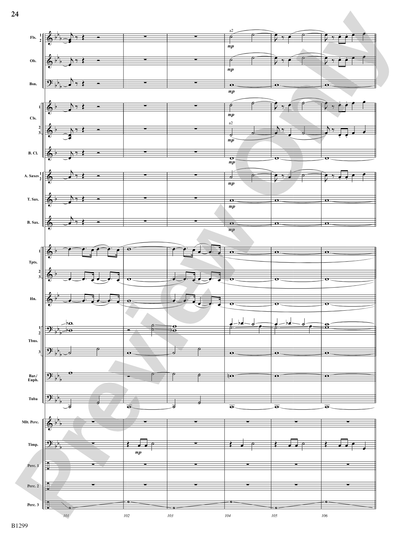 Through Darkened Sleepy Hollow: Concert Band Conductor Score & Parts