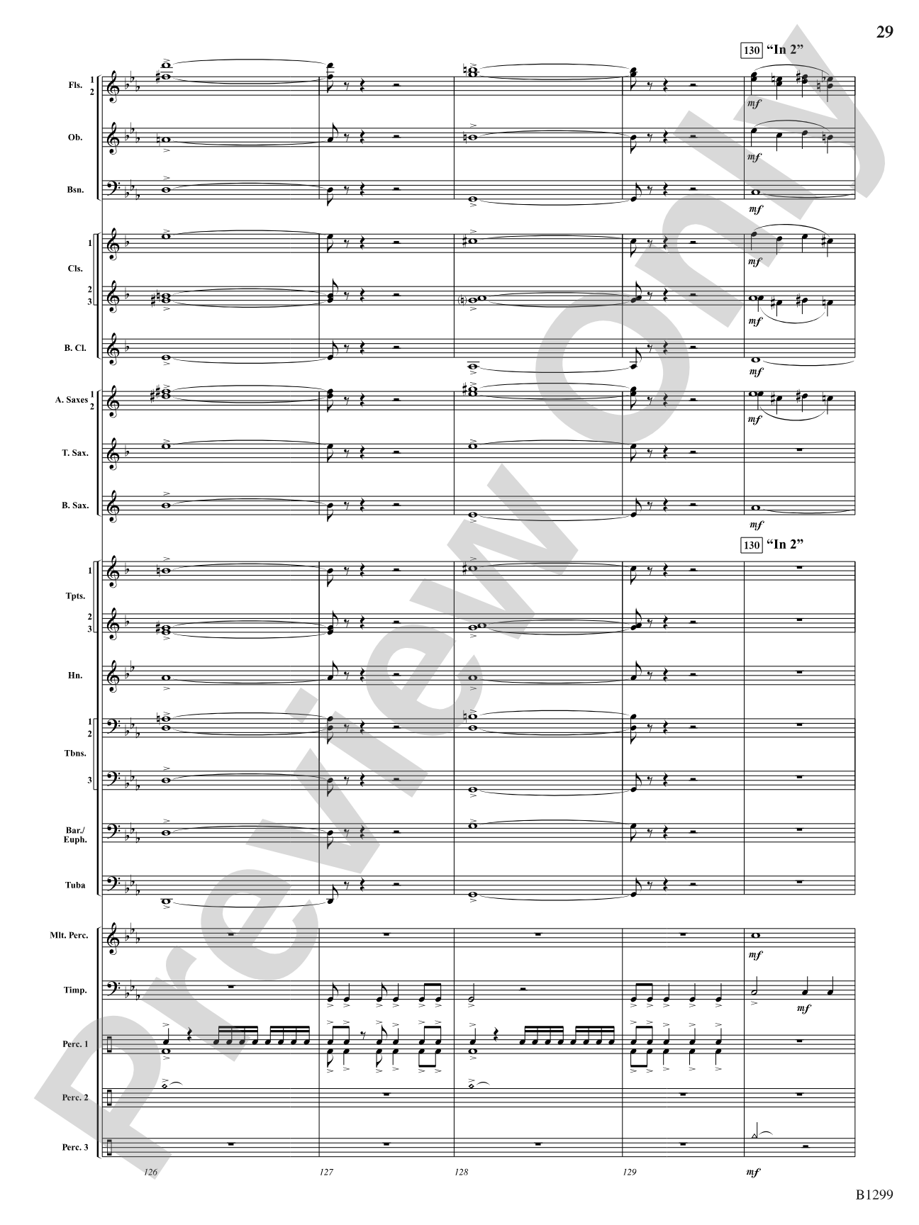 Through Darkened Sleepy Hollow: Concert Band Conductor Score & Parts