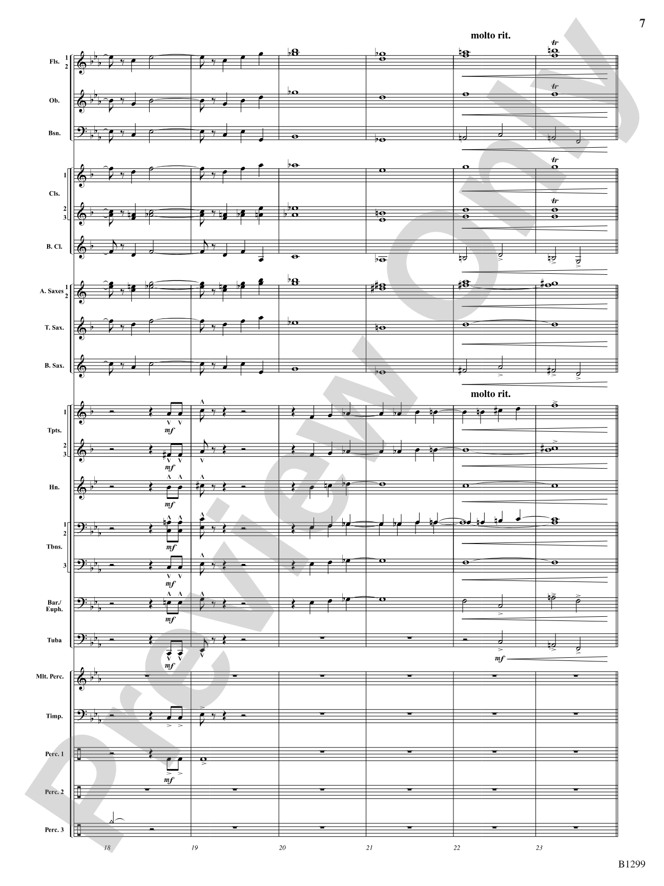 Through Darkened Sleepy Hollow: Concert Band Conductor Score & Parts