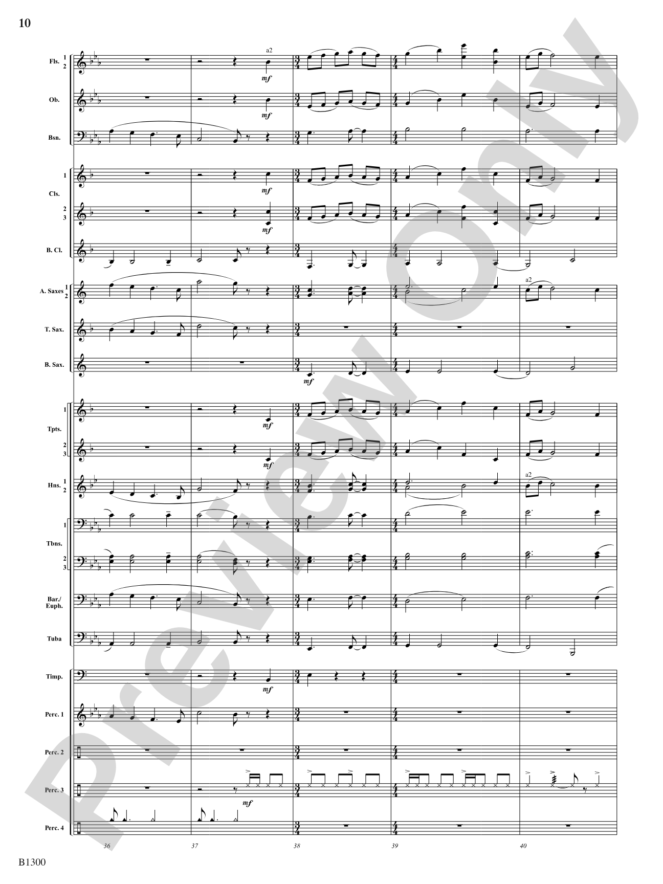 Firefall: Concert Band Conductor Score & Parts