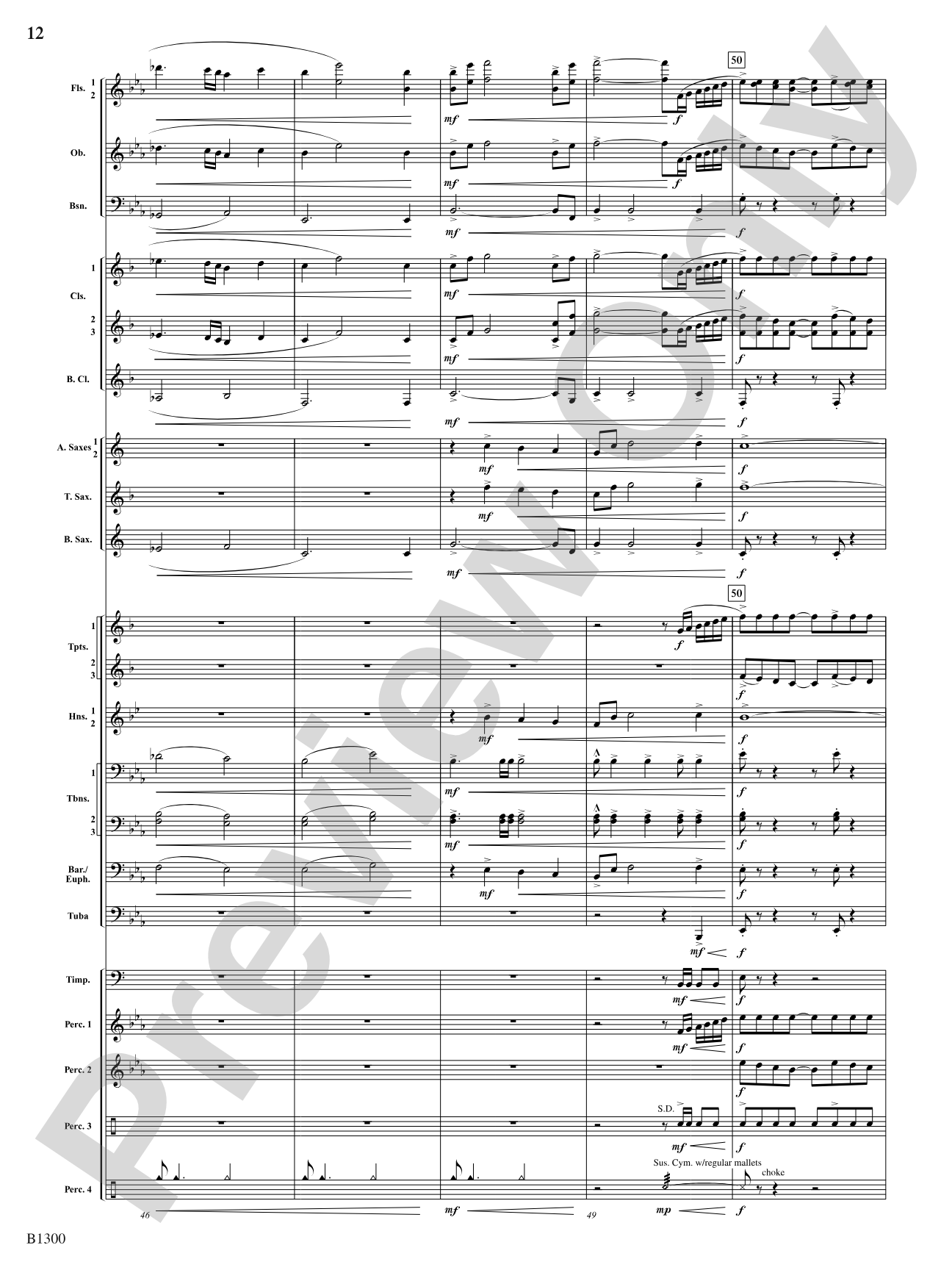 Firefall: Concert Band Conductor Score & Parts