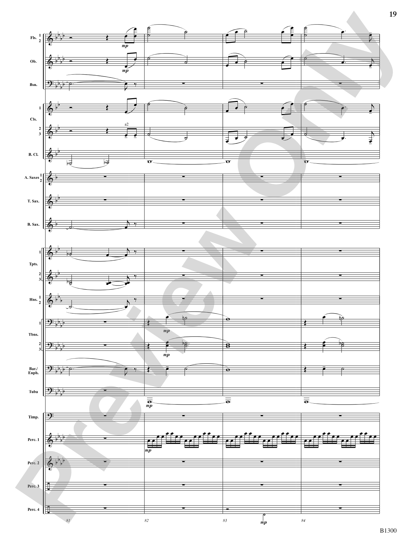 Firefall: Concert Band Conductor Score & Parts