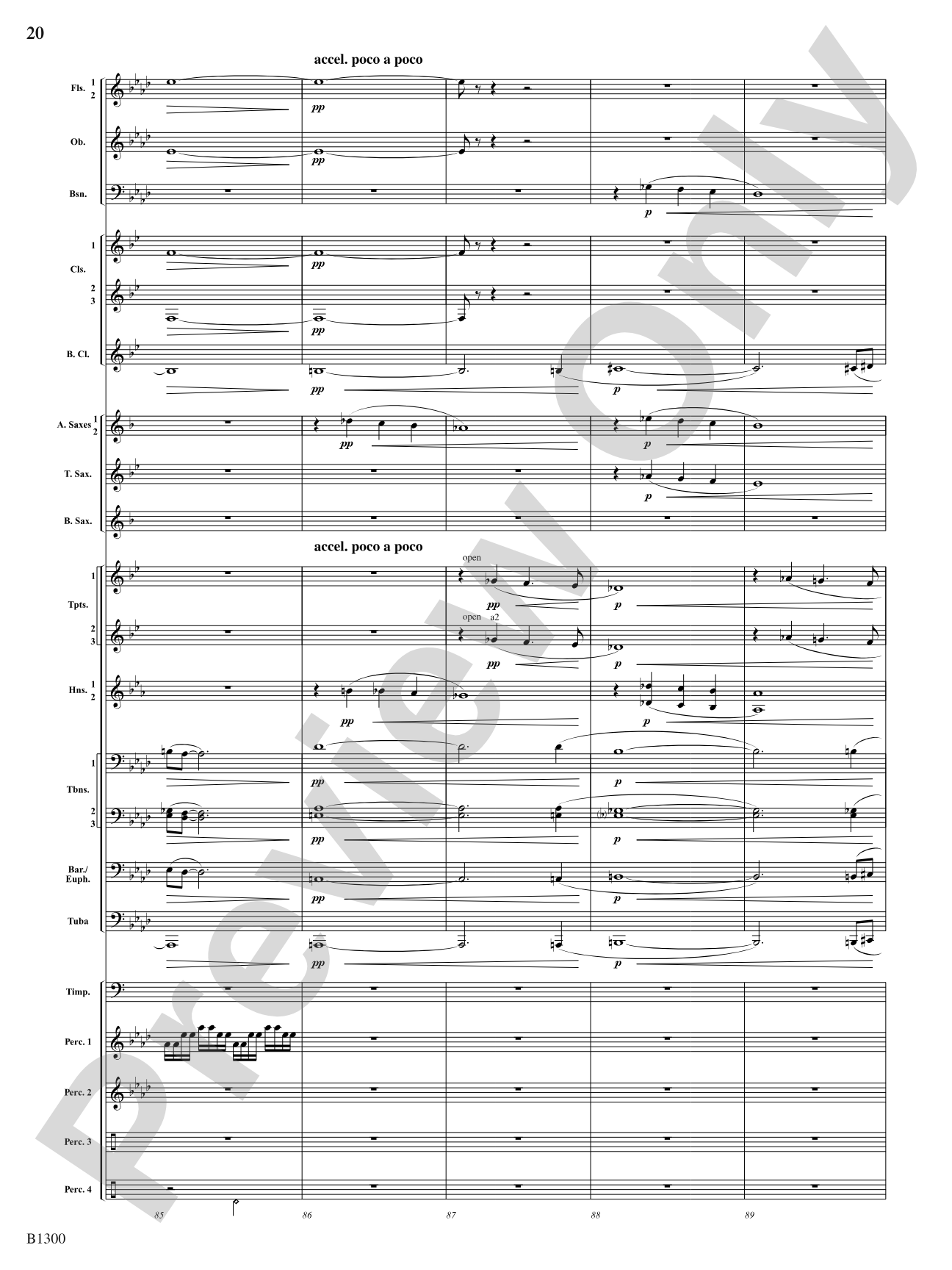 Firefall: Concert Band Conductor Score & Parts