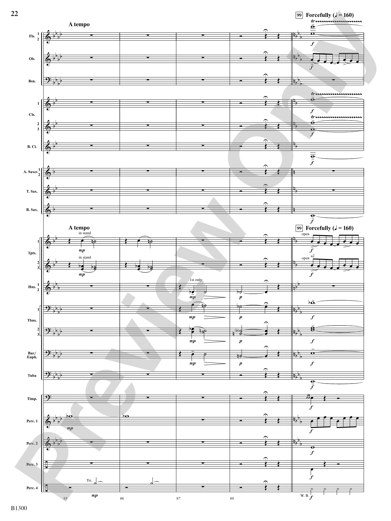 Firefall: Concert Band Conductor Score & Parts