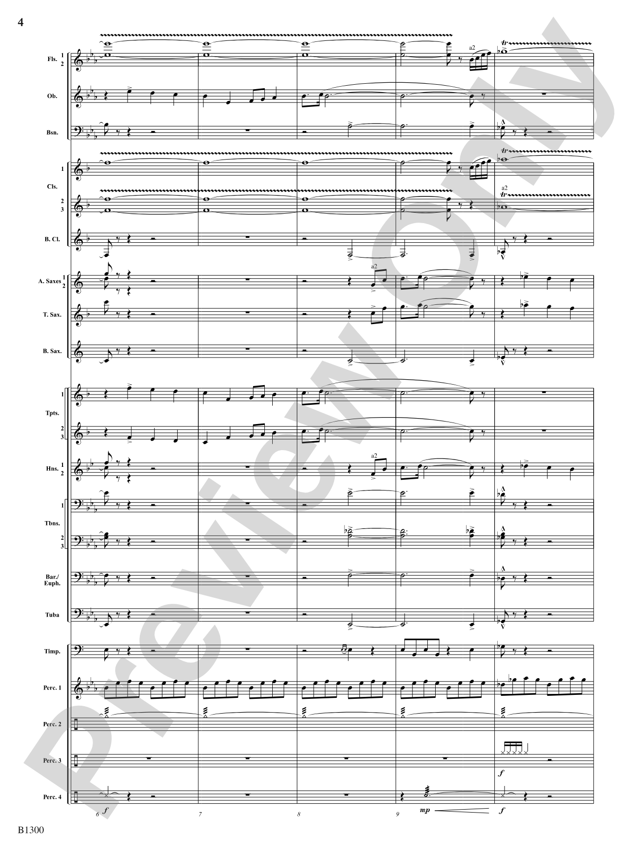 Firefall: Concert Band Conductor Score & Parts