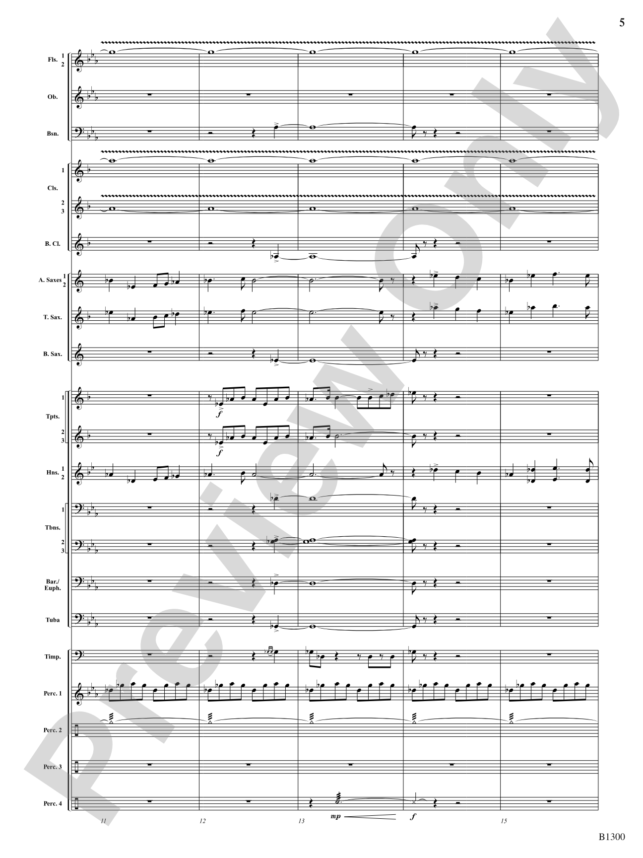 Firefall: Concert Band Conductor Score & Parts