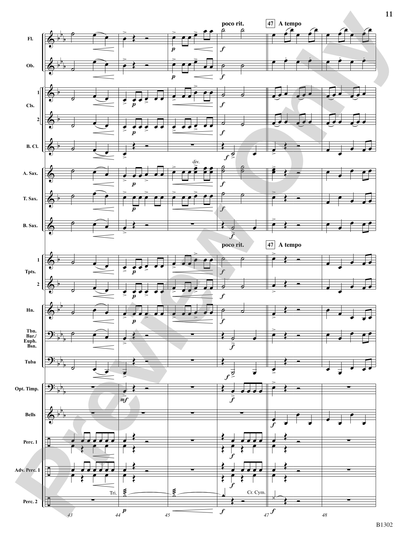 Affirmation: Concert Band Conductor Score & Parts