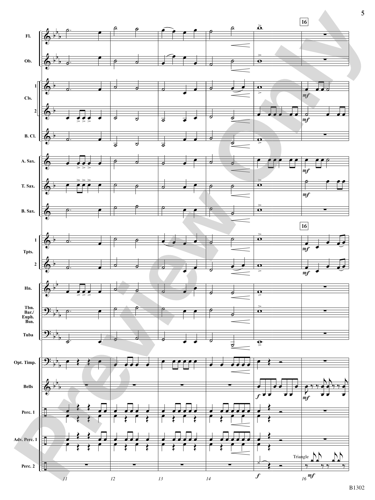 Affirmation: Concert Band Conductor Score & Parts