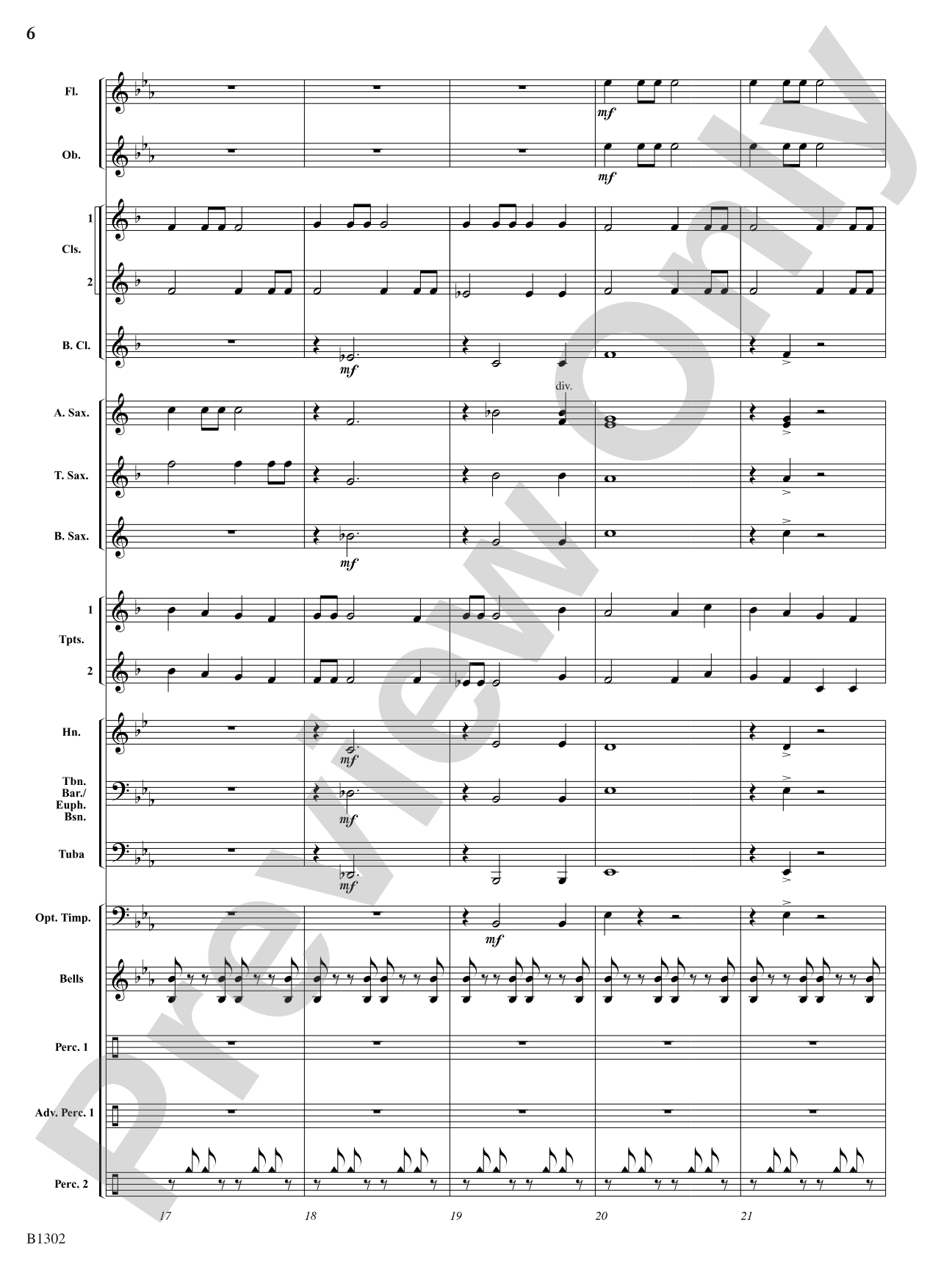 Affirmation: Concert Band Conductor Score & Parts