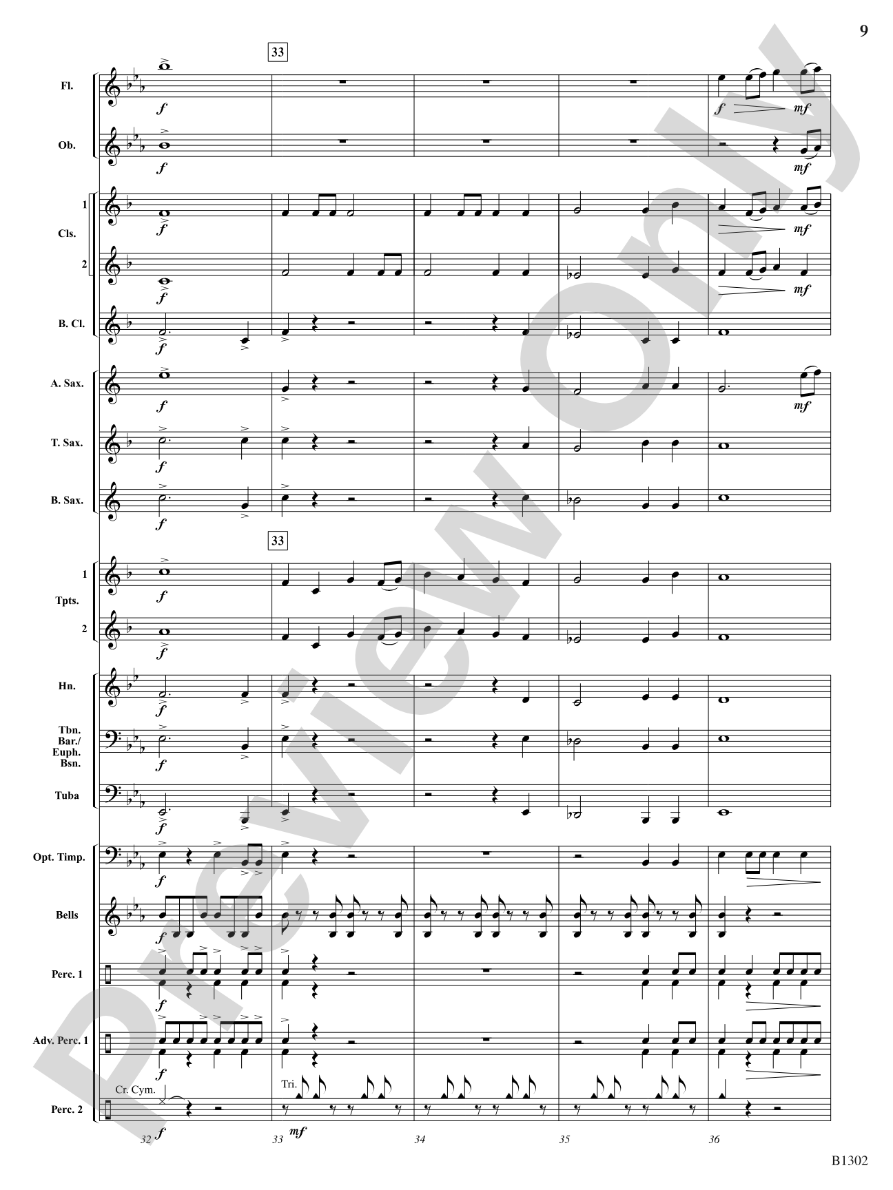 Affirmation: Concert Band Conductor Score & Parts
