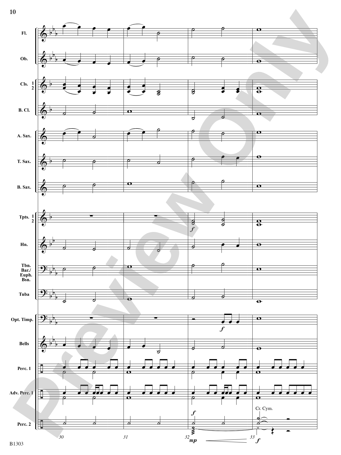 Majestica: Concert Band Conductor Score & Parts