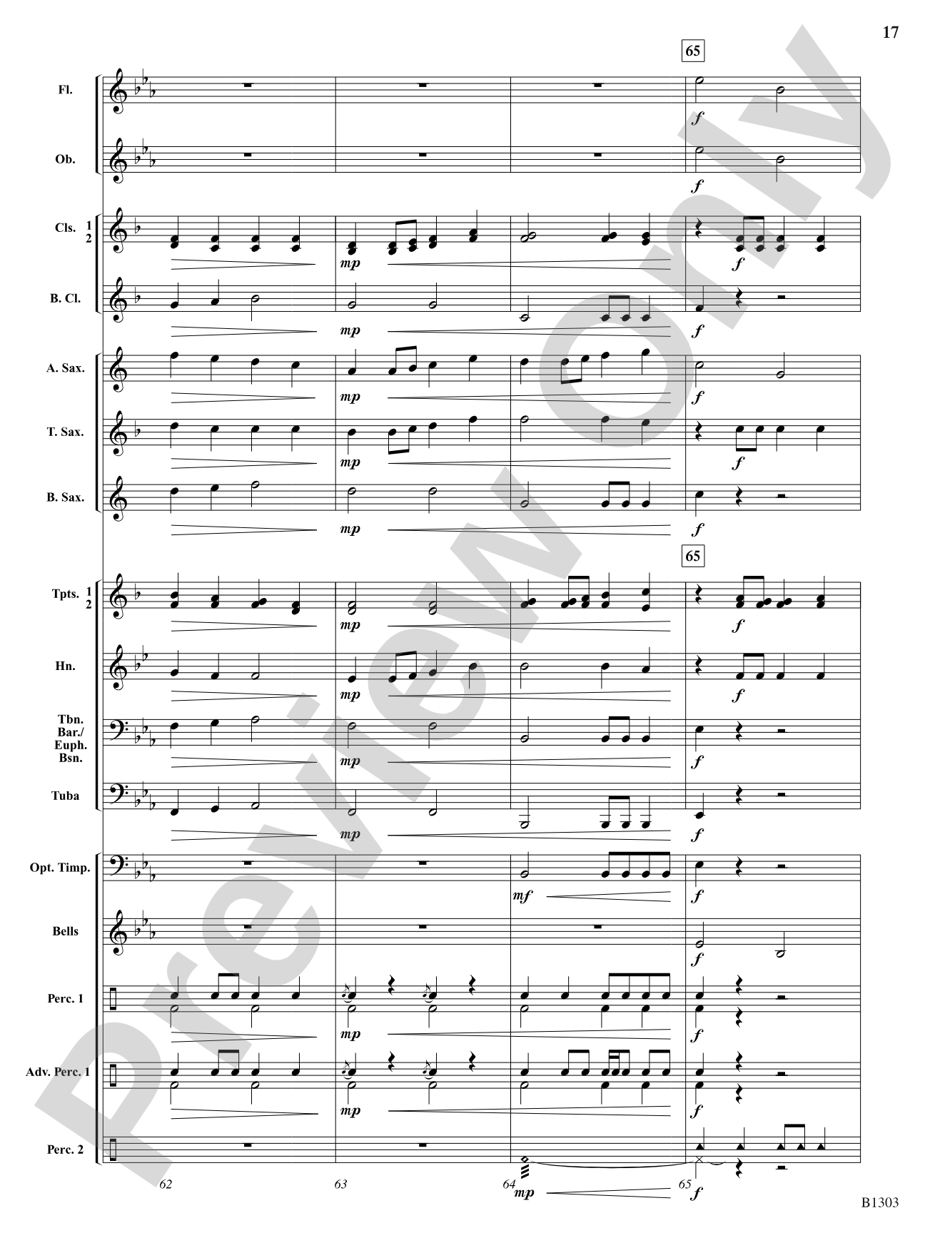 Majestica: Concert Band Conductor Score & Parts