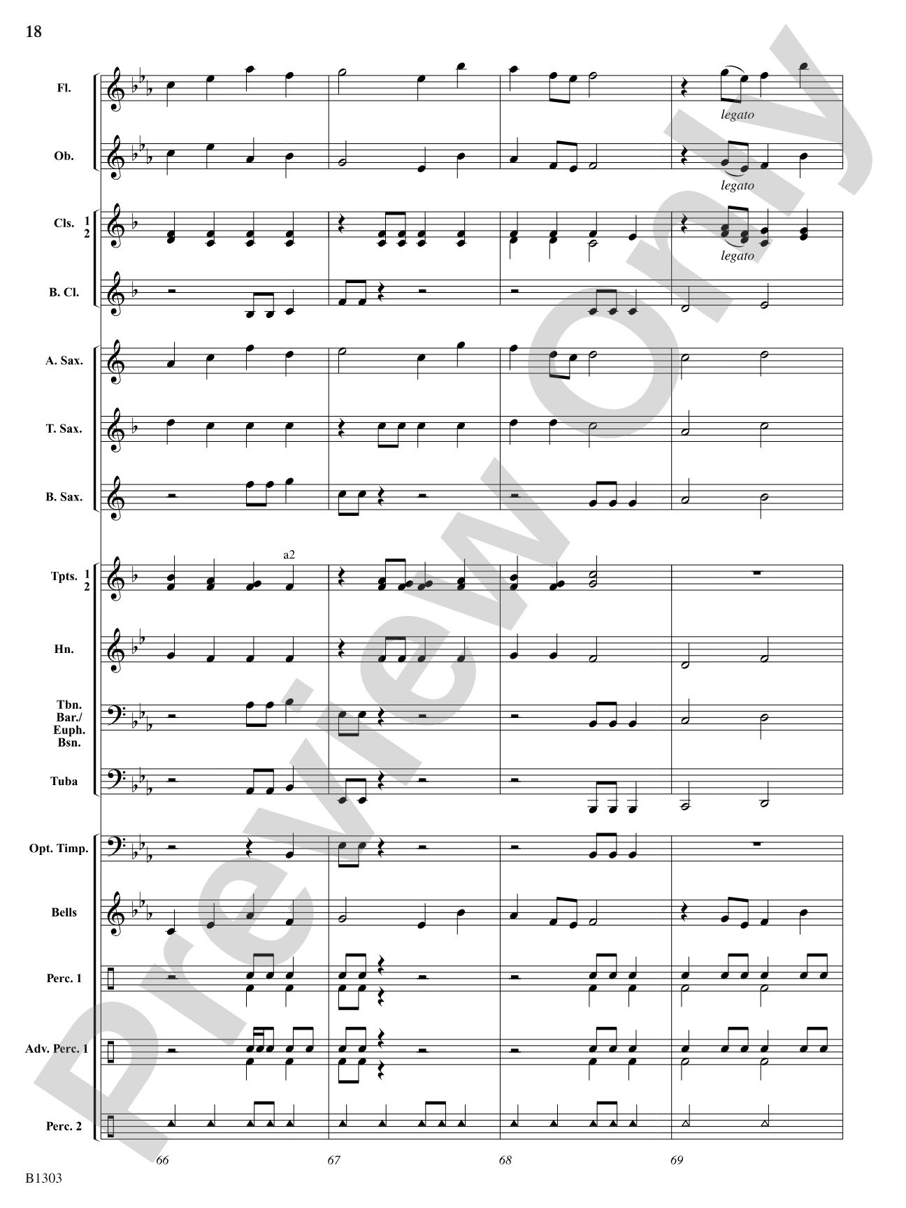 Majestica: Concert Band Conductor Score & Parts