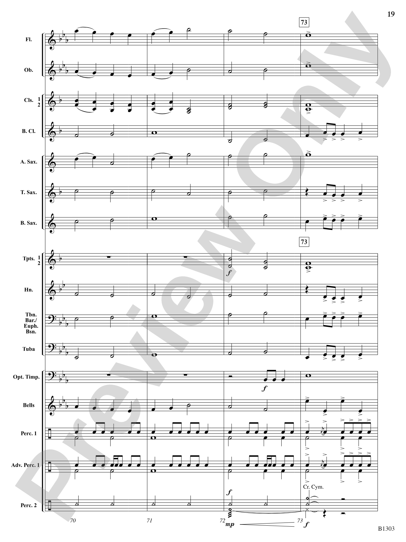 Majestica: Concert Band Conductor Score & Parts