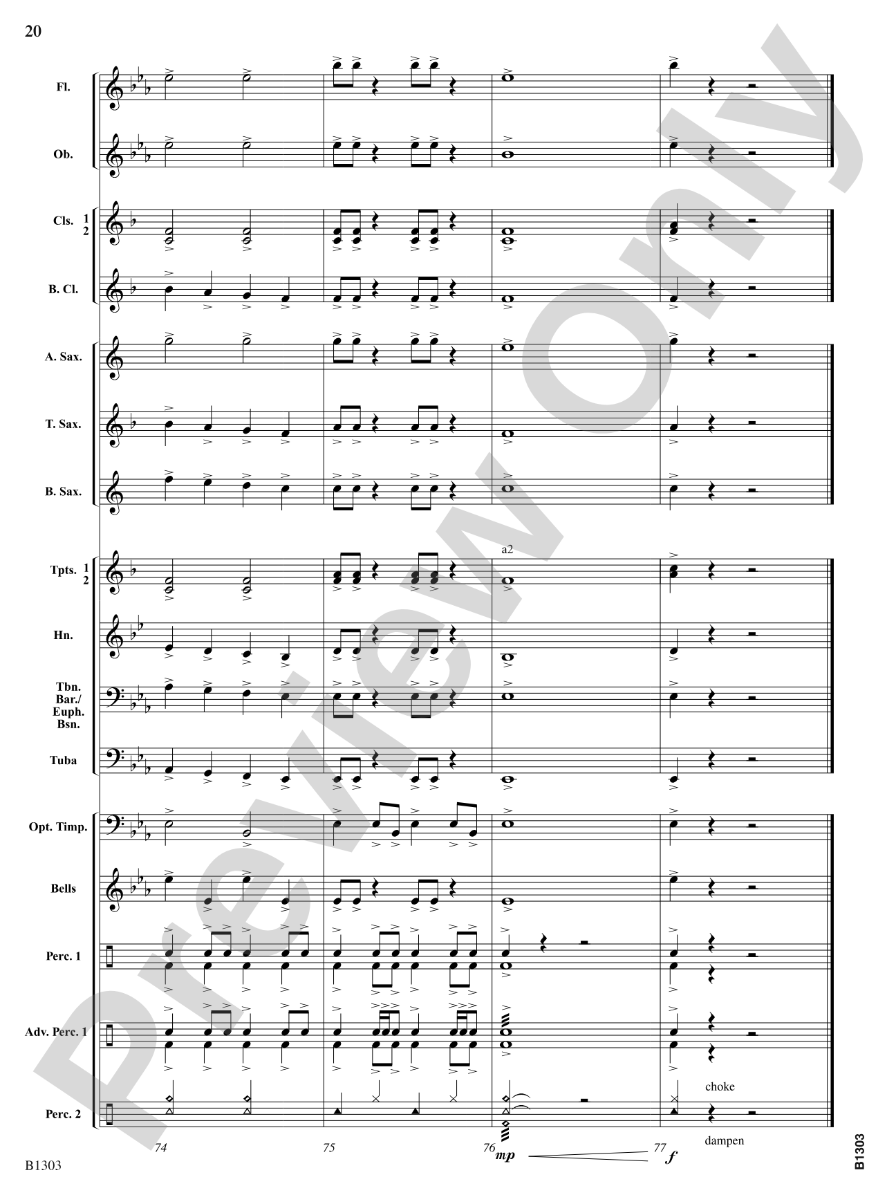 Majestica: Concert Band Conductor Score & Parts