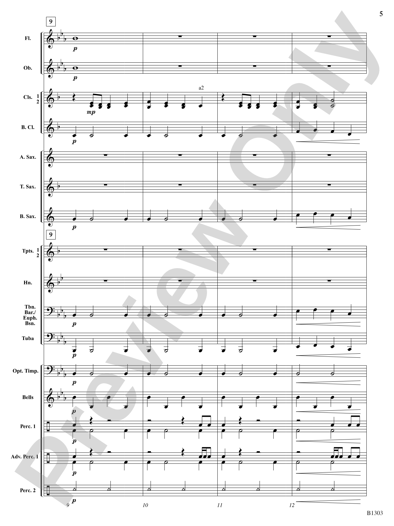 Majestica: Concert Band Conductor Score & Parts