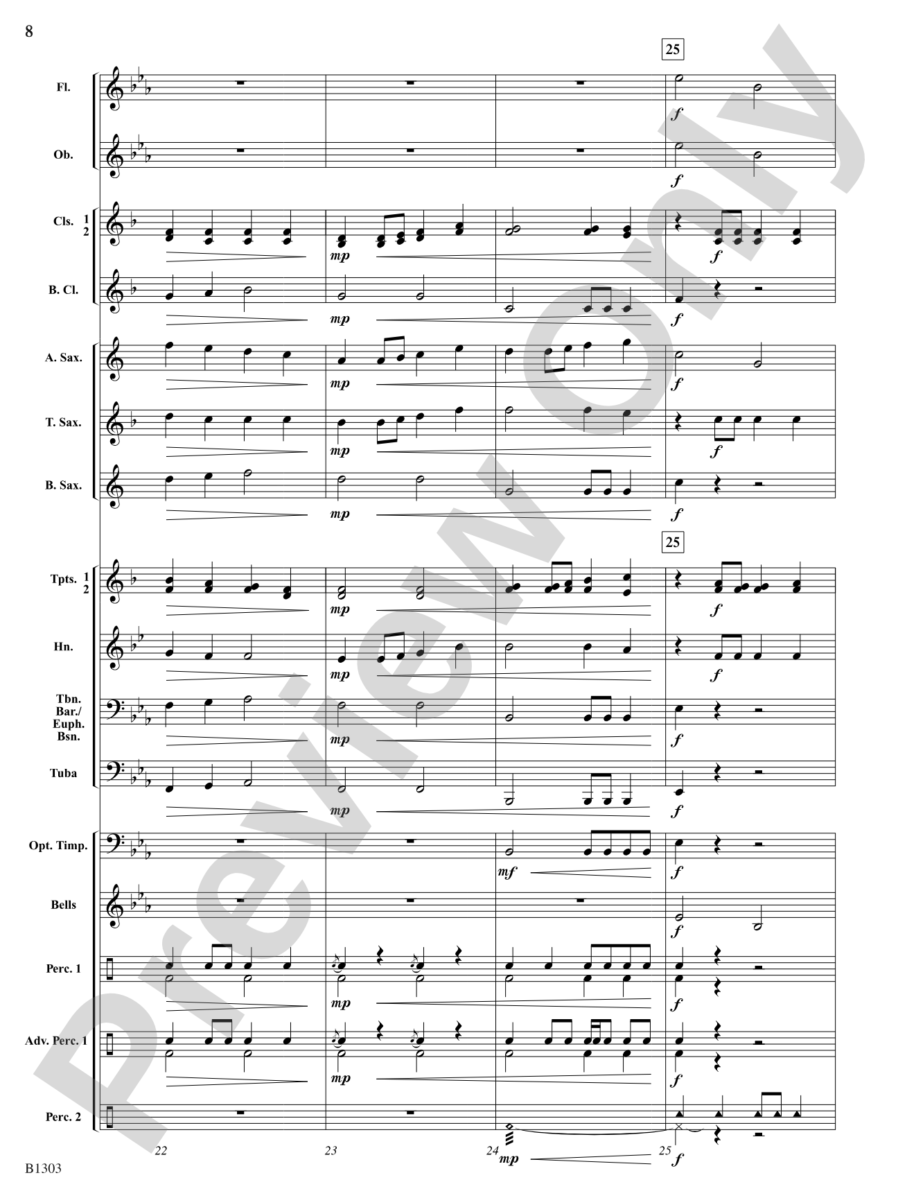 Majestica: Concert Band Conductor Score & Parts