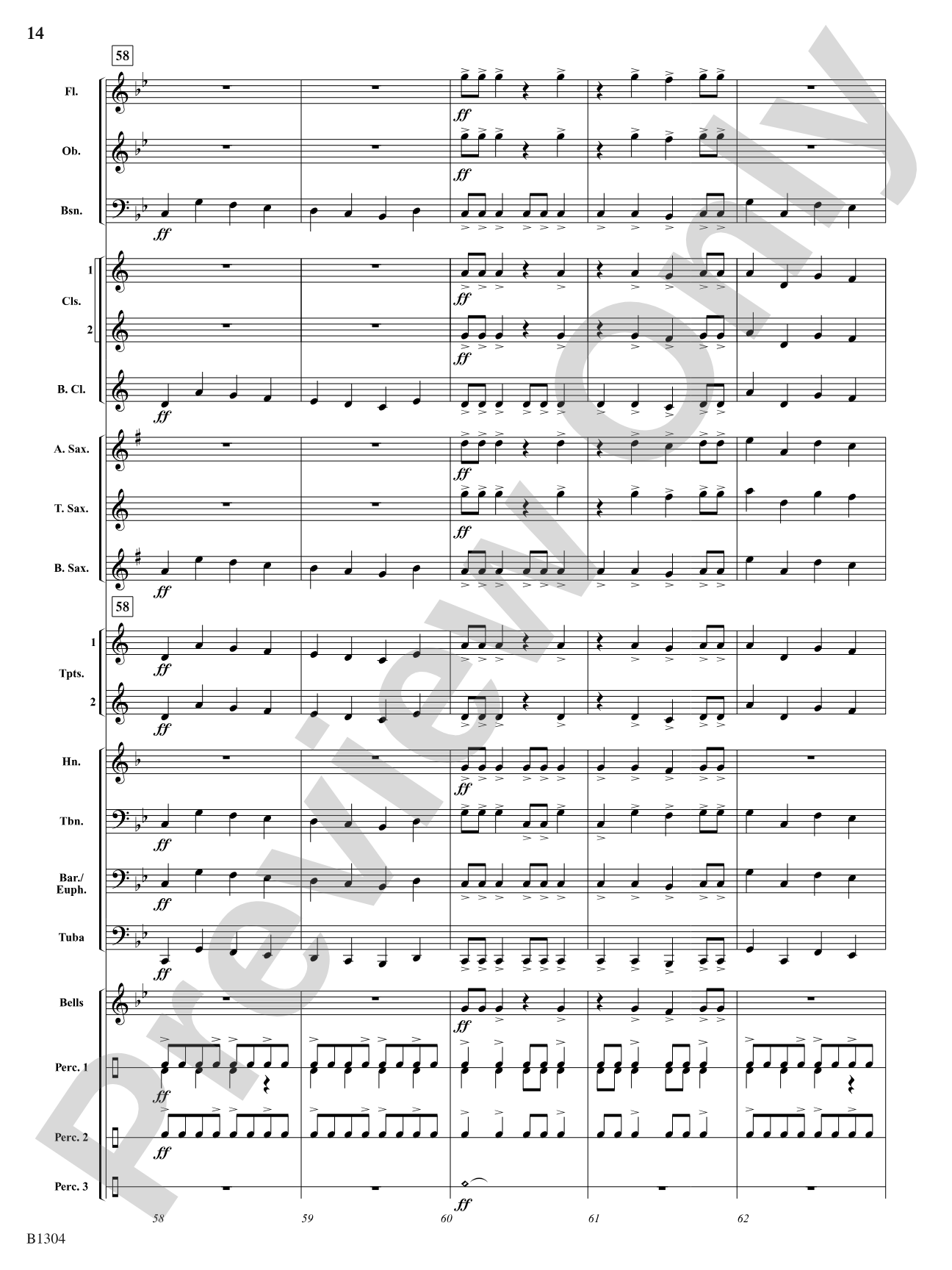 Fire in the Night Sky: Concert Band Conductor Score & Parts