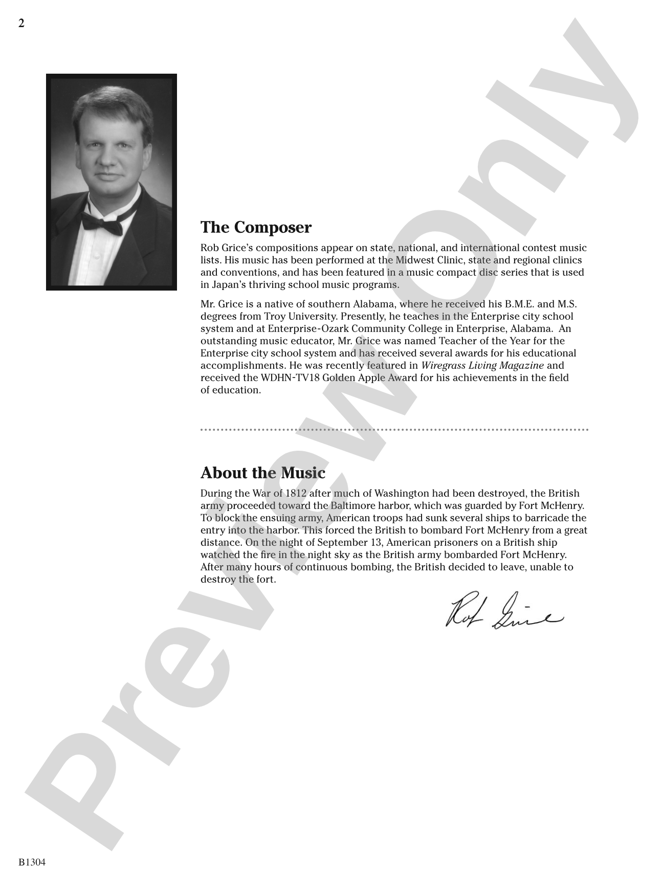 Fire in the Night Sky: Concert Band Conductor Score & Parts