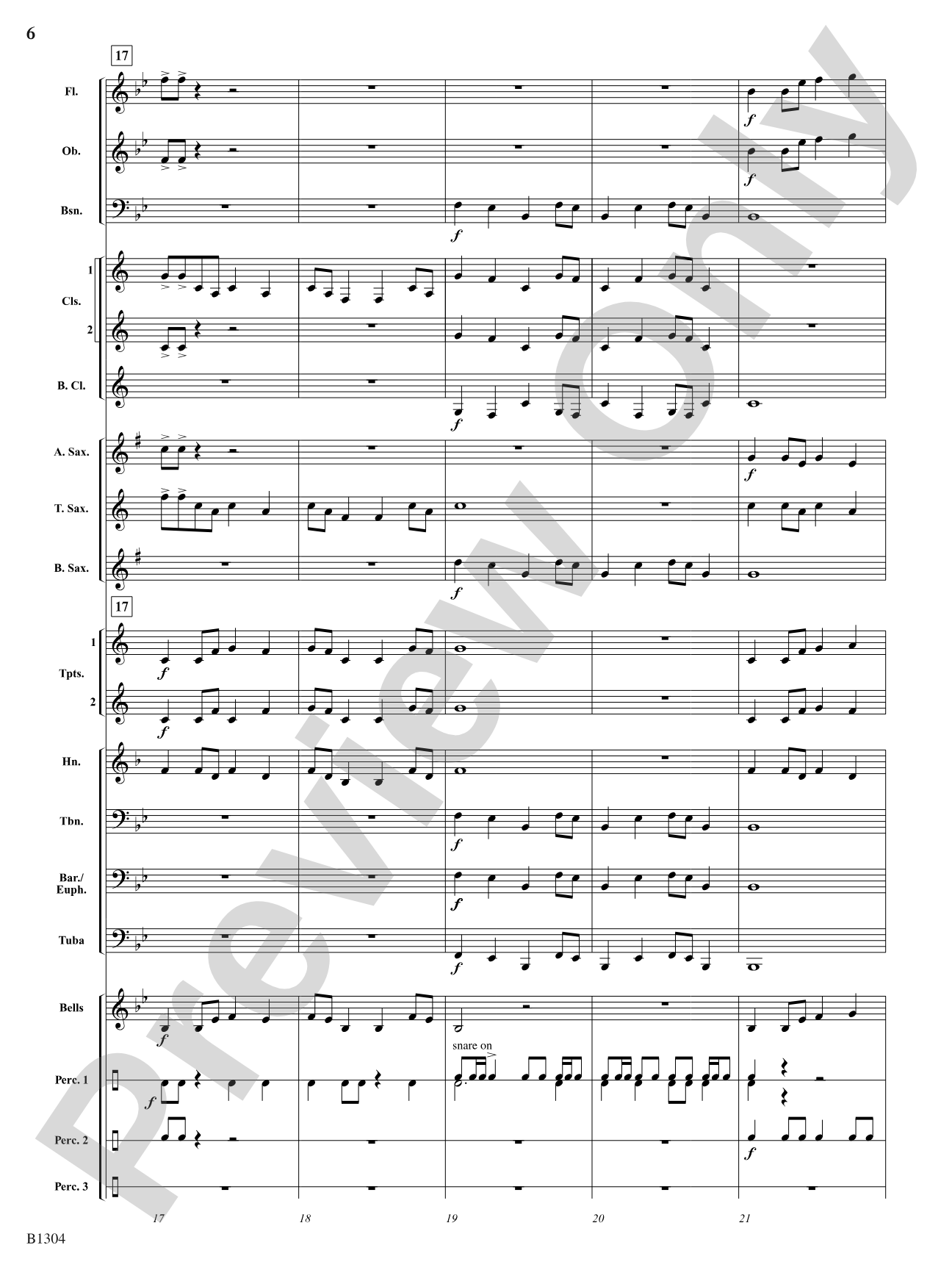 Fire in the Night Sky: Concert Band Conductor Score & Parts