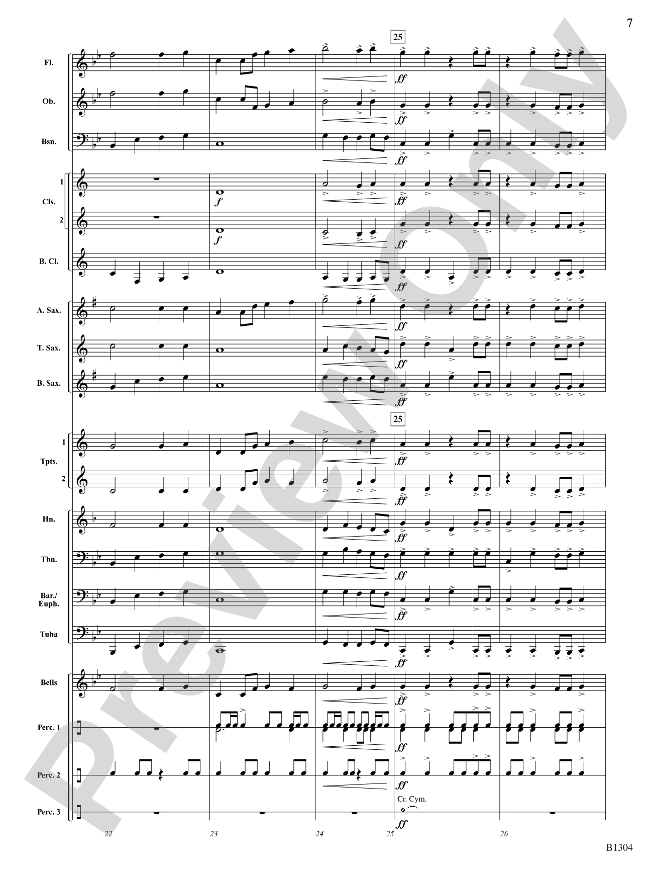 Fire in the Night Sky: Concert Band Conductor Score & Parts