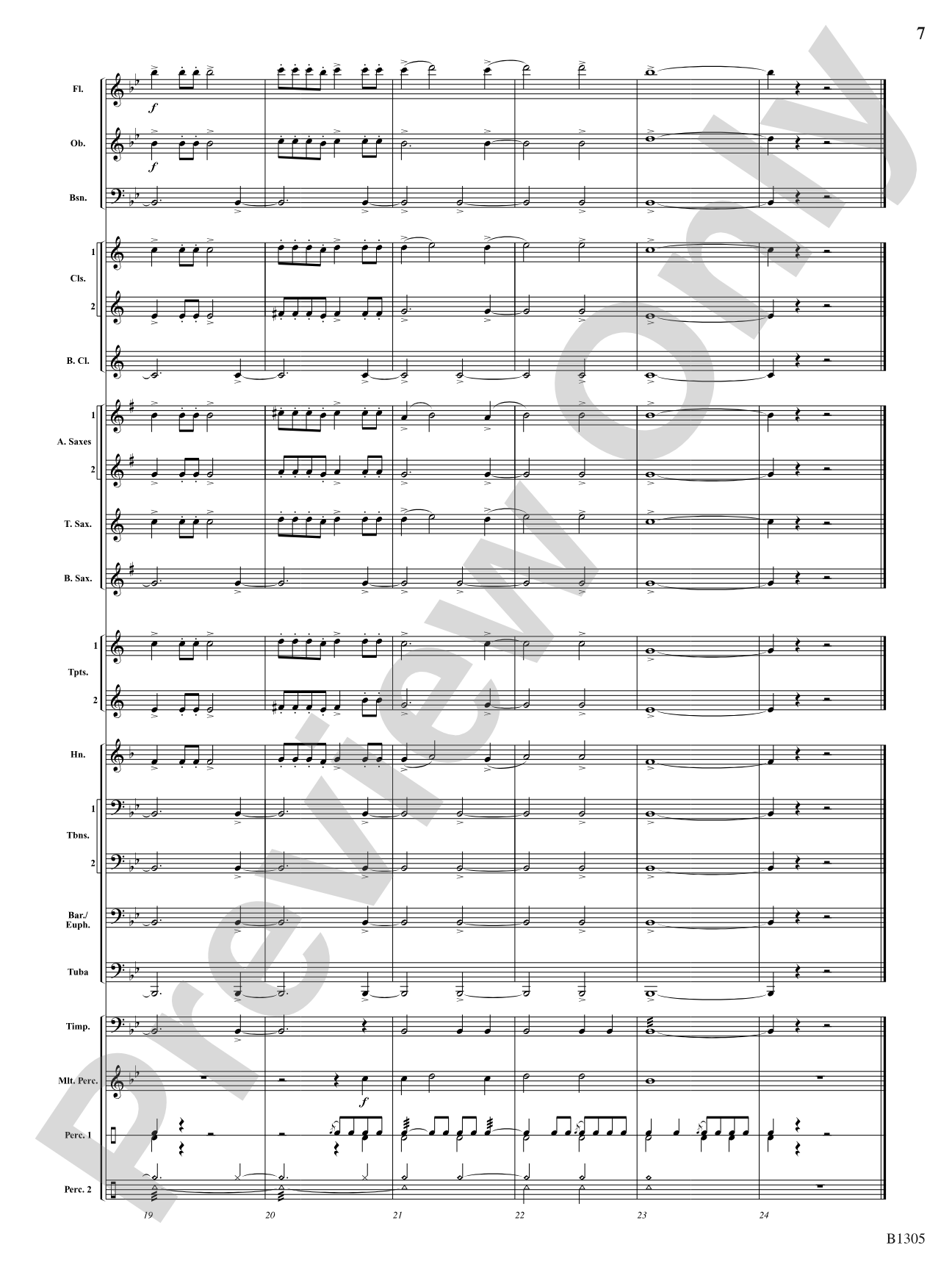 Modal Menagerie: Concert Band Conductor Score & Parts