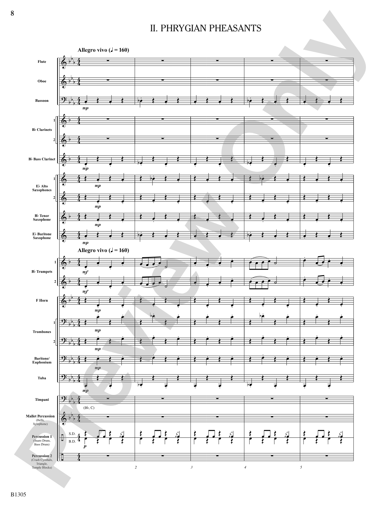 Modal Menagerie: Concert Band Conductor Score & Parts