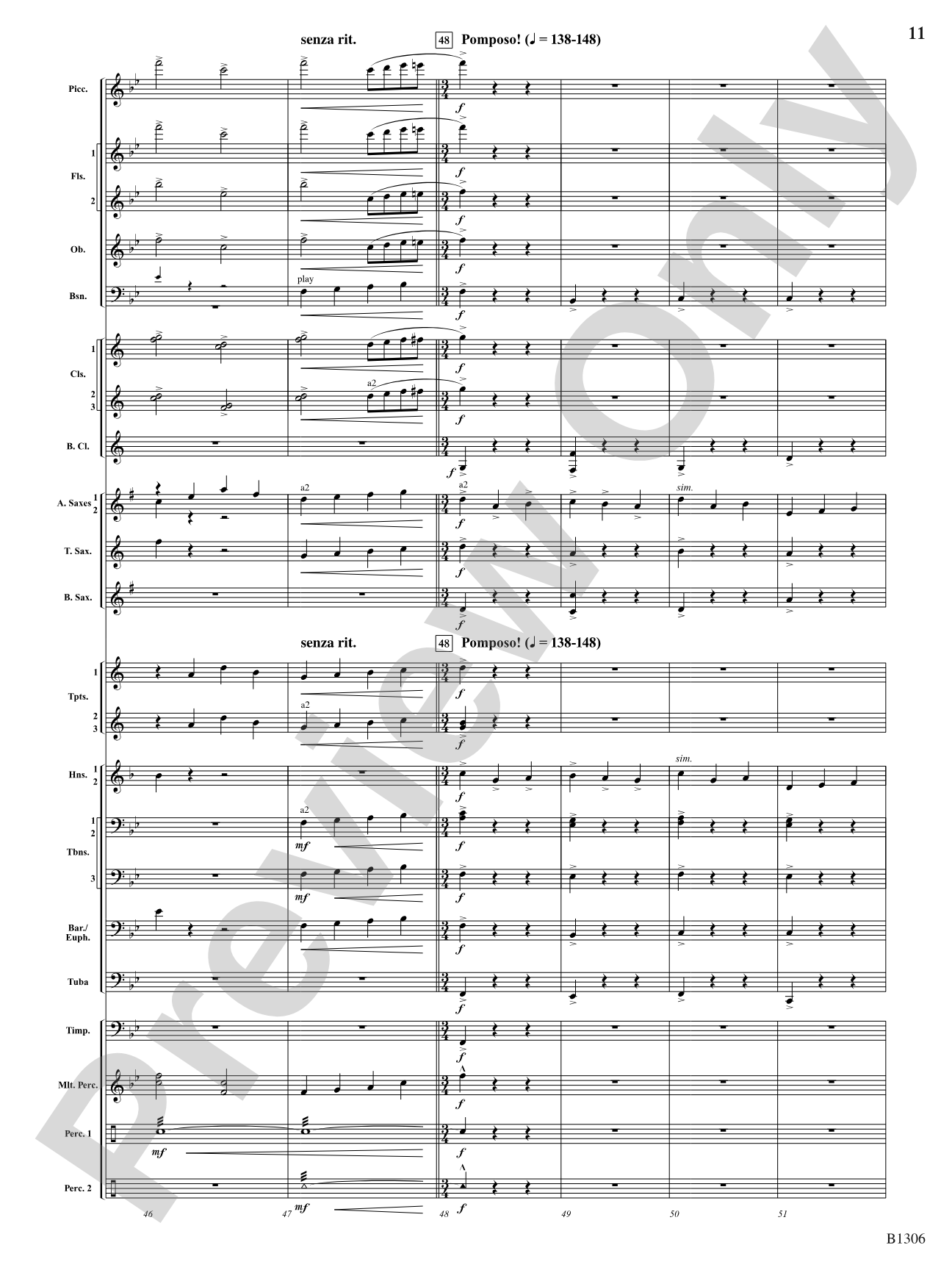 Jupiter (from The Planets): Concert Band Conductor Score & Parts