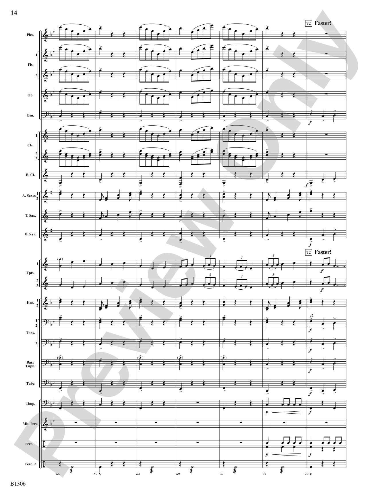 Jupiter (from The Planets): Concert Band Conductor Score & Parts
