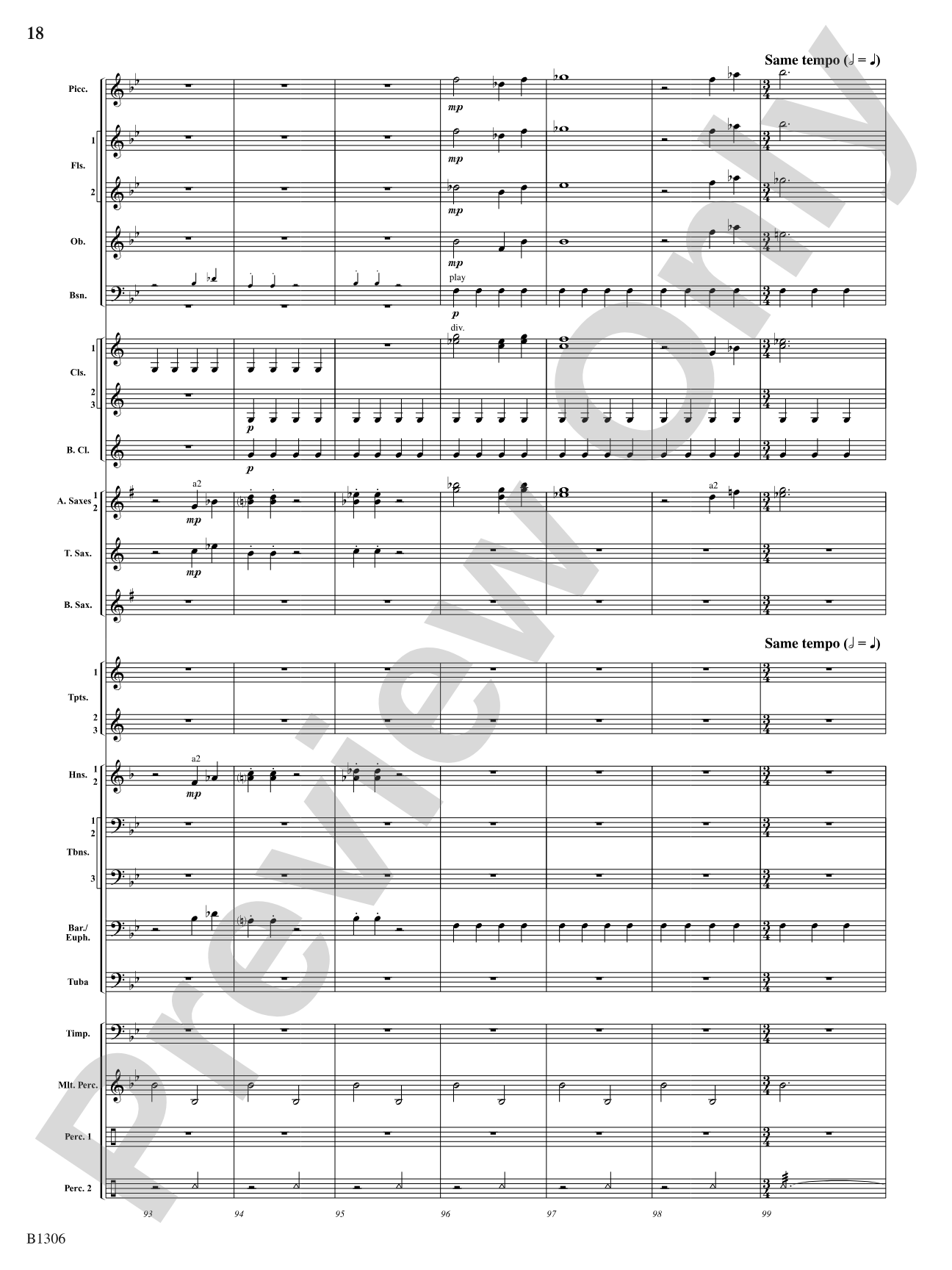 Jupiter (from The Planets): Concert Band Conductor Score & Parts