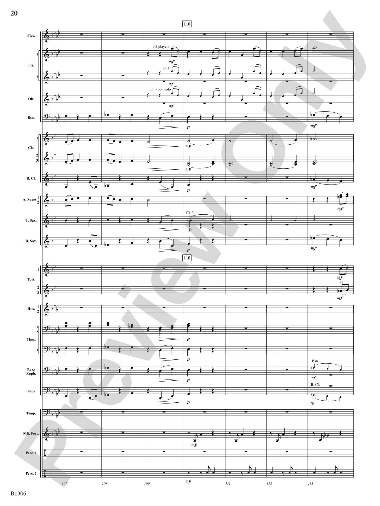 Jupiter (from The Planets): Concert Band Conductor Score & Parts