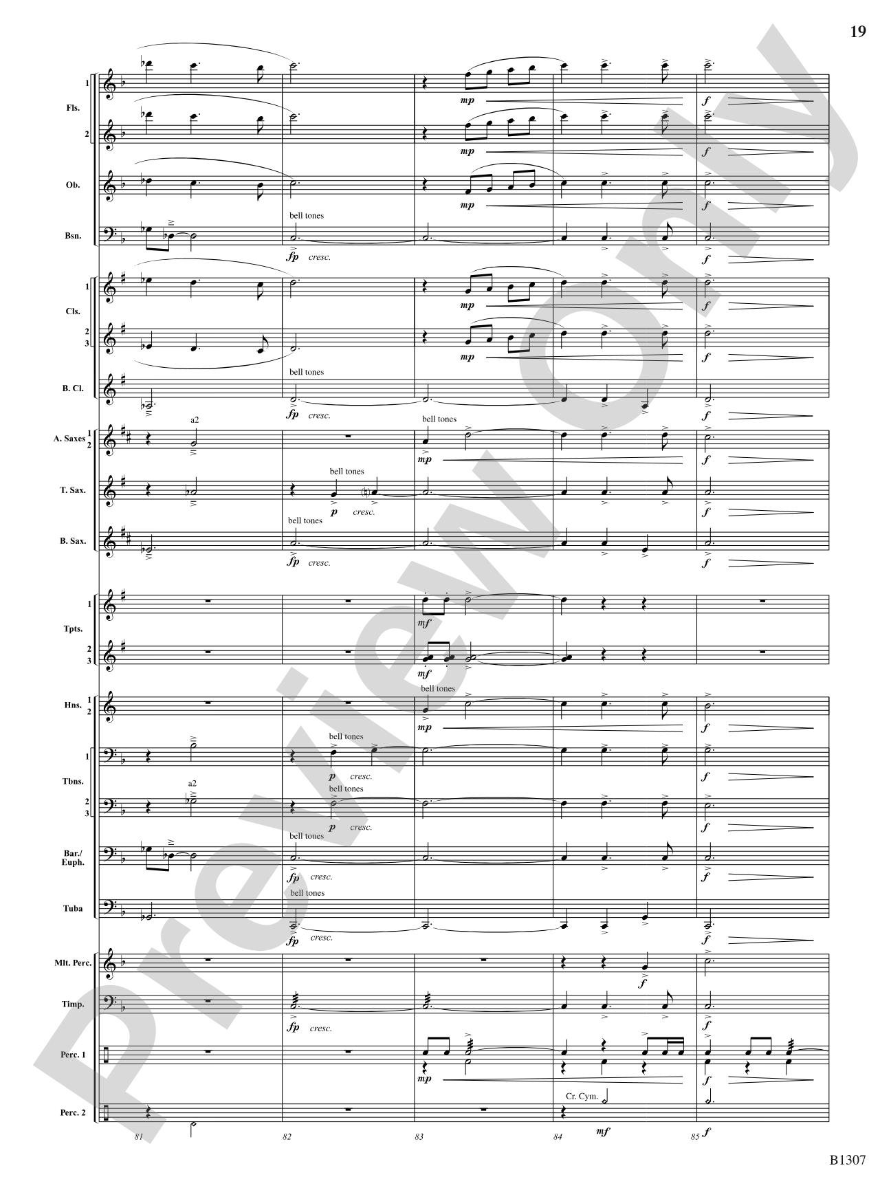 To Sail Beyond the Stars: Score