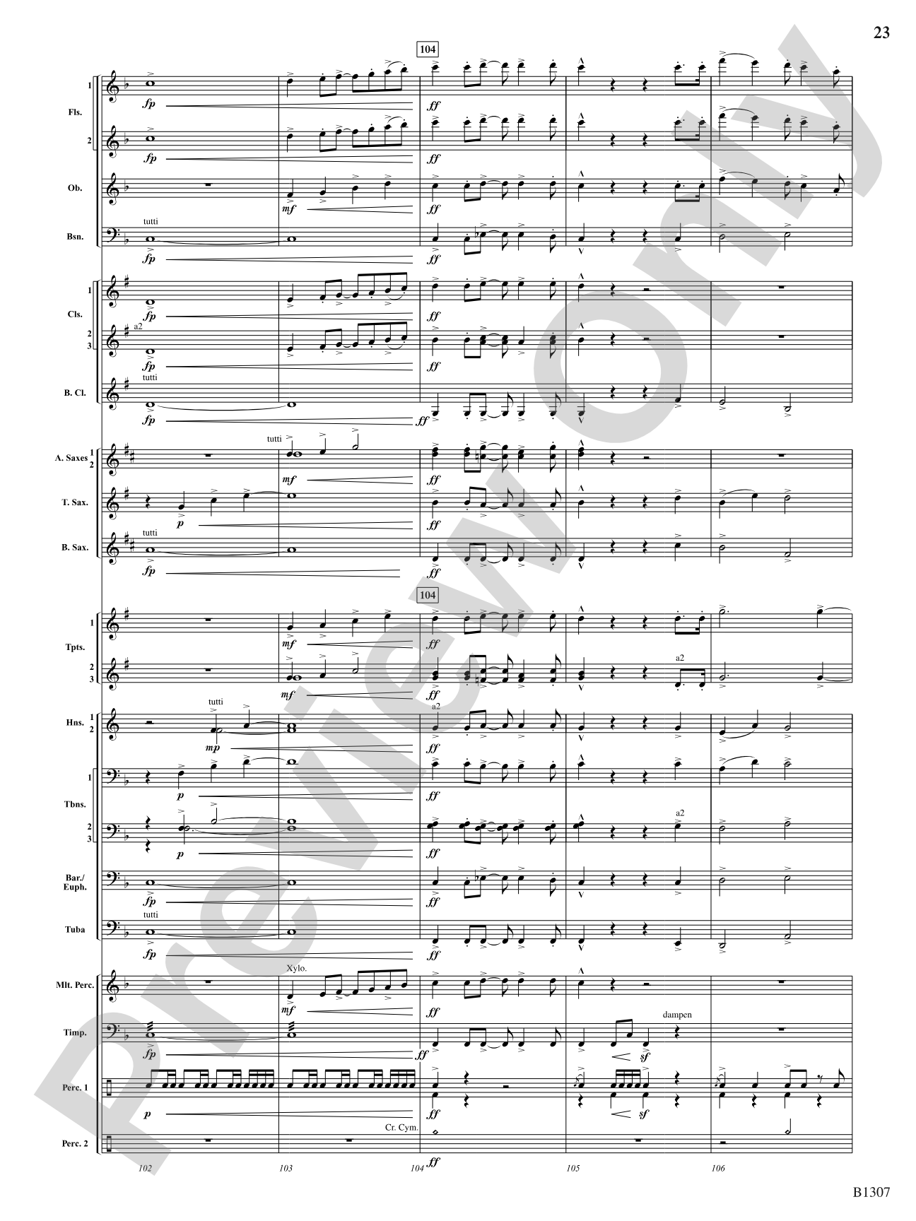 To Sail Beyond the Stars: Score