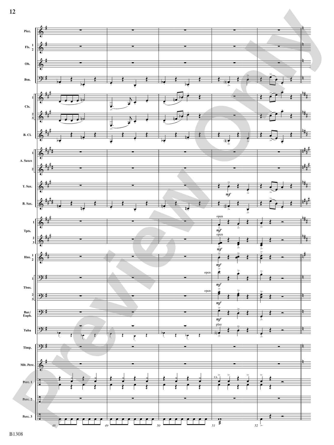 Toboggan Ride: Concert Band Conductor Score & Parts