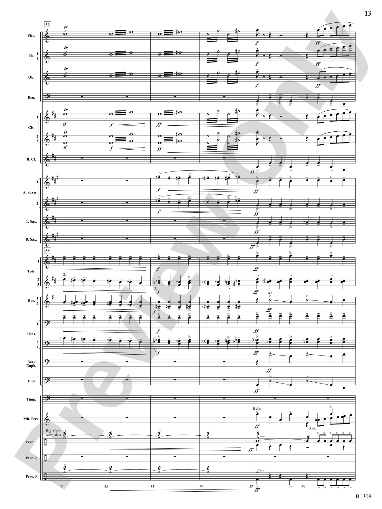 Toboggan Ride: Concert Band Conductor Score & Parts