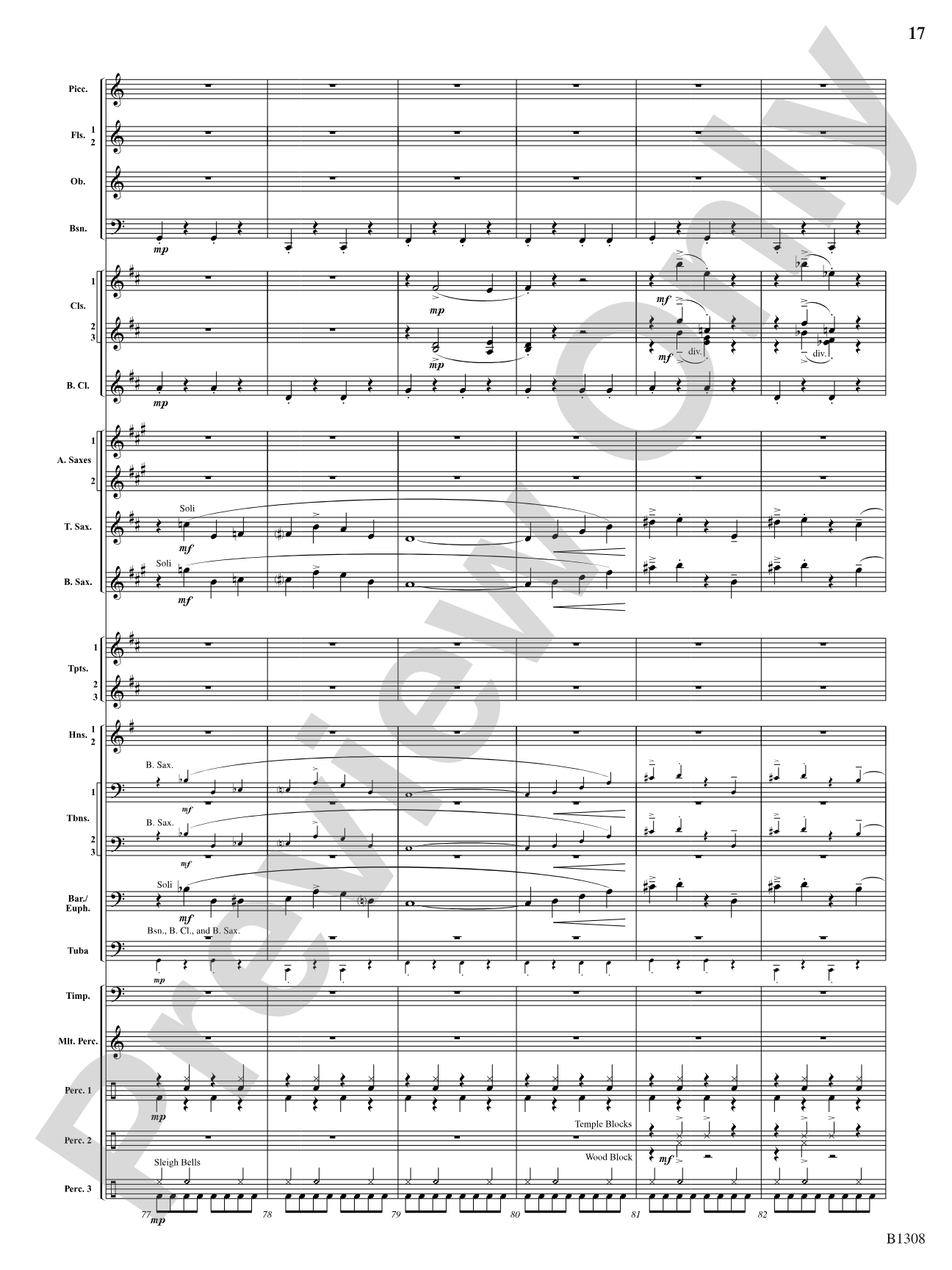 Toboggan Ride: Concert Band Conductor Score & Parts