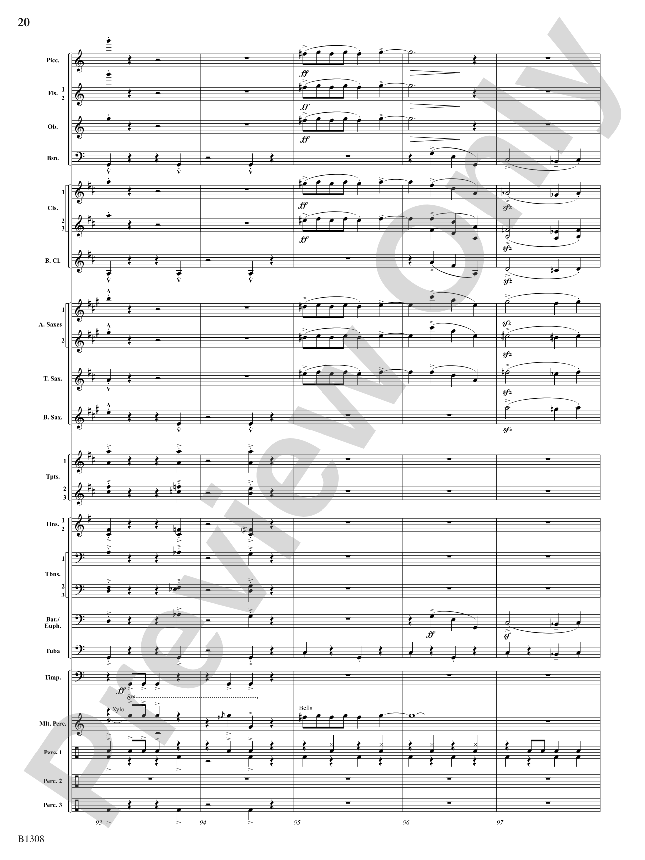 Toboggan Ride: Concert Band Conductor Score & Parts