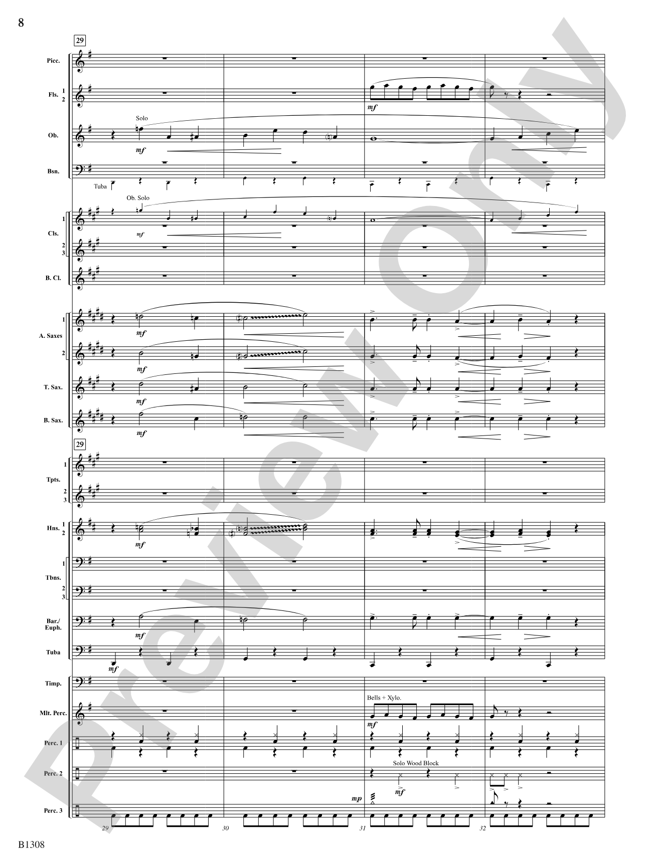 Toboggan Ride: Concert Band Conductor Score & Parts