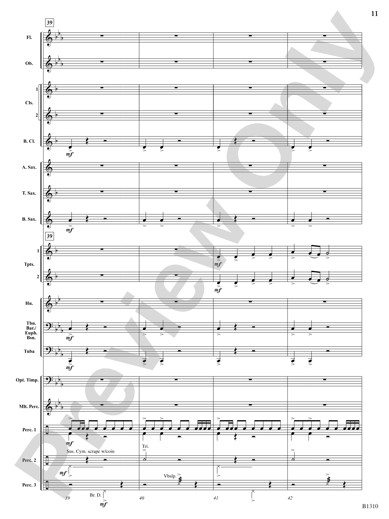 Antiphonal Celebration: Concert Band Conductor Score & Parts