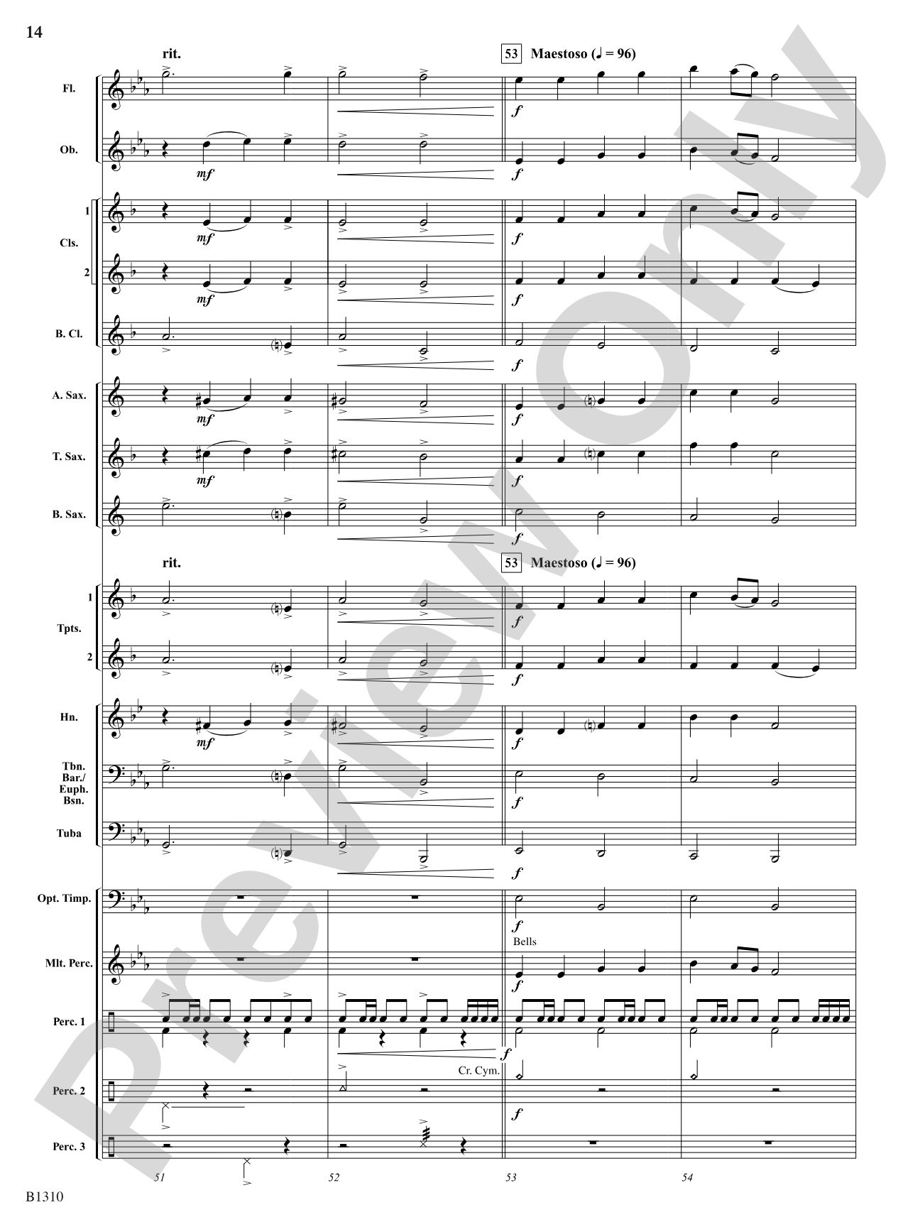 Antiphonal Celebration: Concert Band Conductor Score & Parts